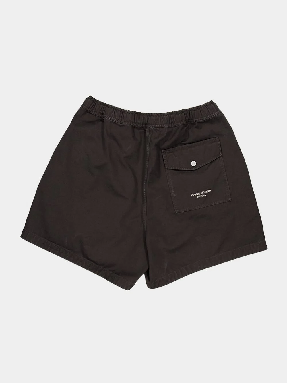 Lead Grey Marina Cotton Shorts - Image 6