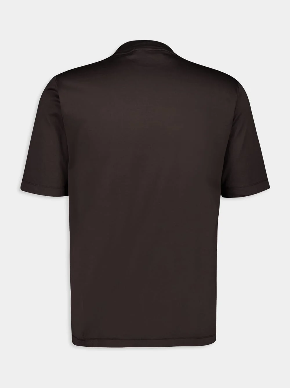 Lead Grey Mercerized Cotton Jersey T-Shirt - Image 2