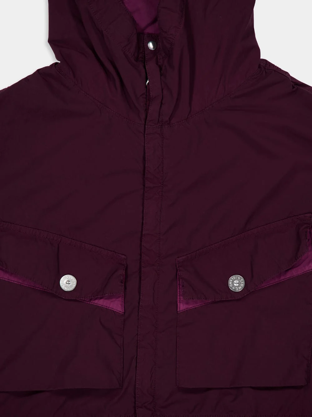 Light Compact Touch Poly-TC Field Jacket in Amaranth - Image 5