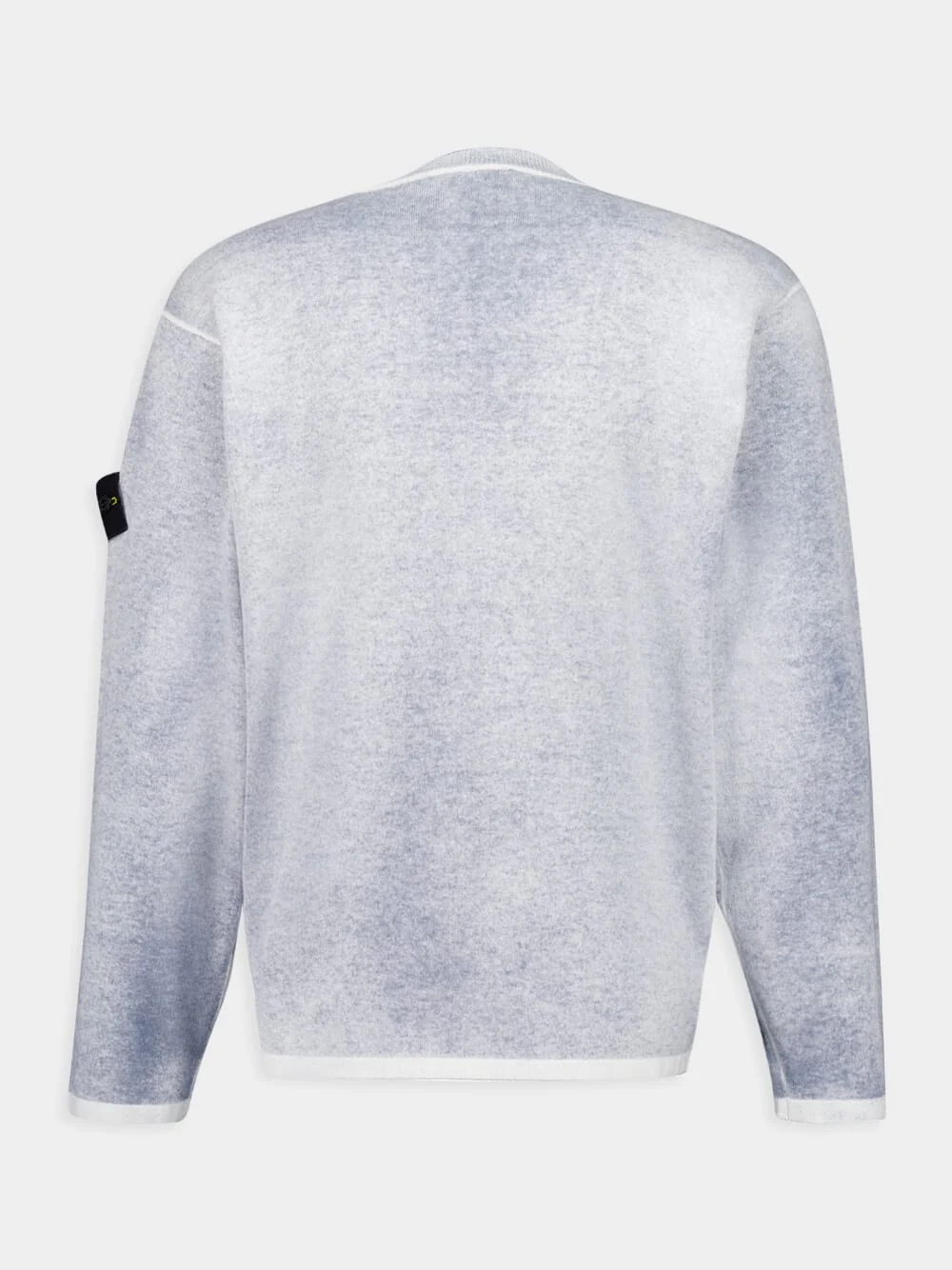 Light Grey Hand Light Organic Cotton Crewneck Jumper - Image 2