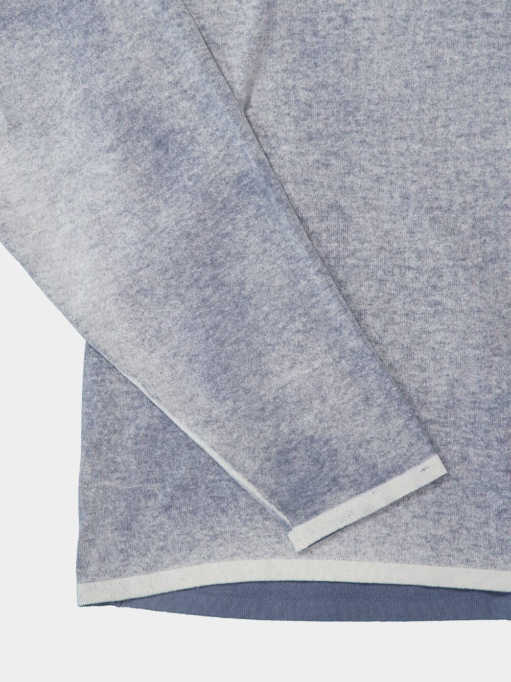 Light Grey Hand Light Organic Cotton Crewneck Jumper - Image 4