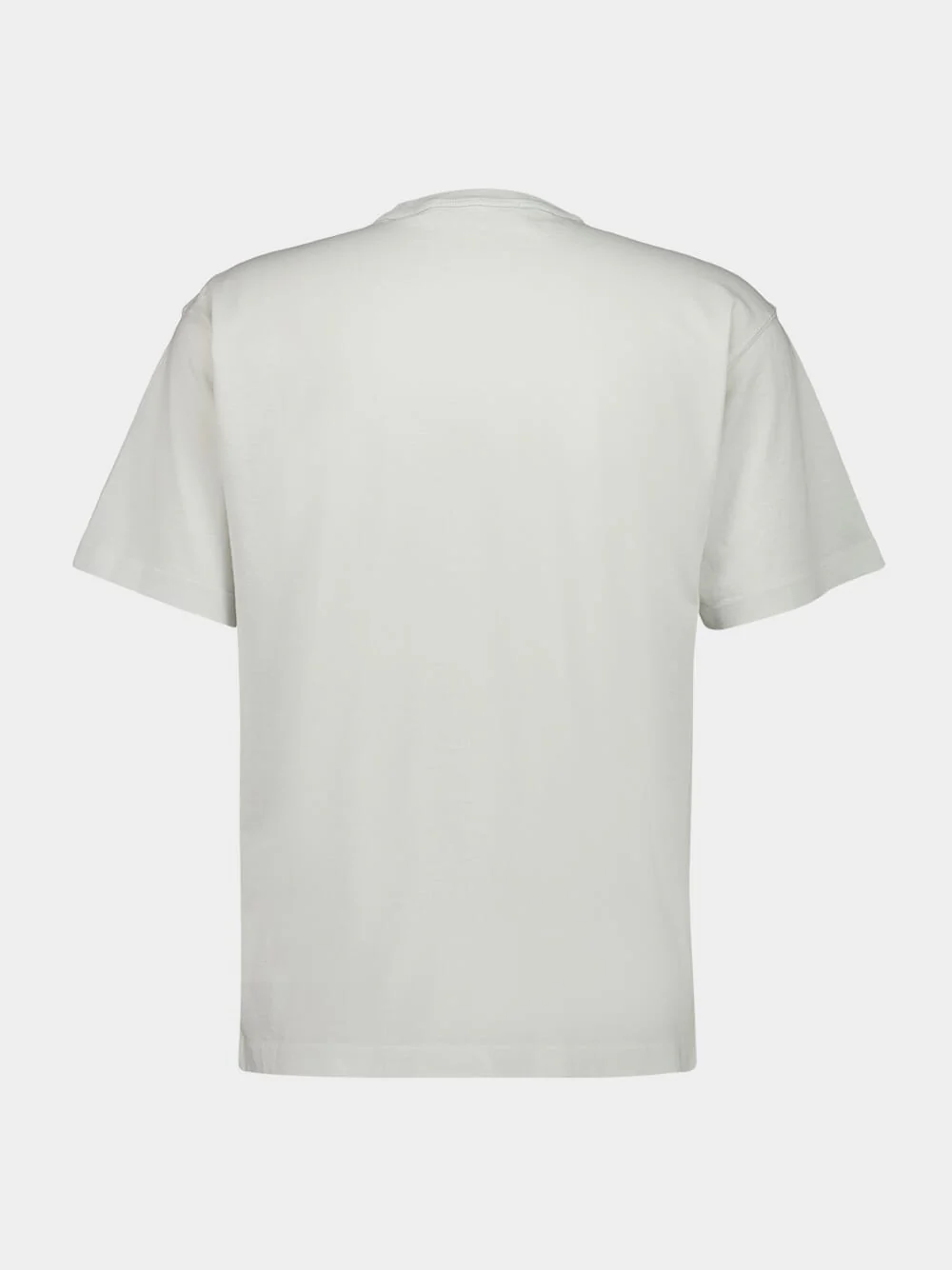 Light Grey Organic Cotton Jersey T-Shirt - Image 2