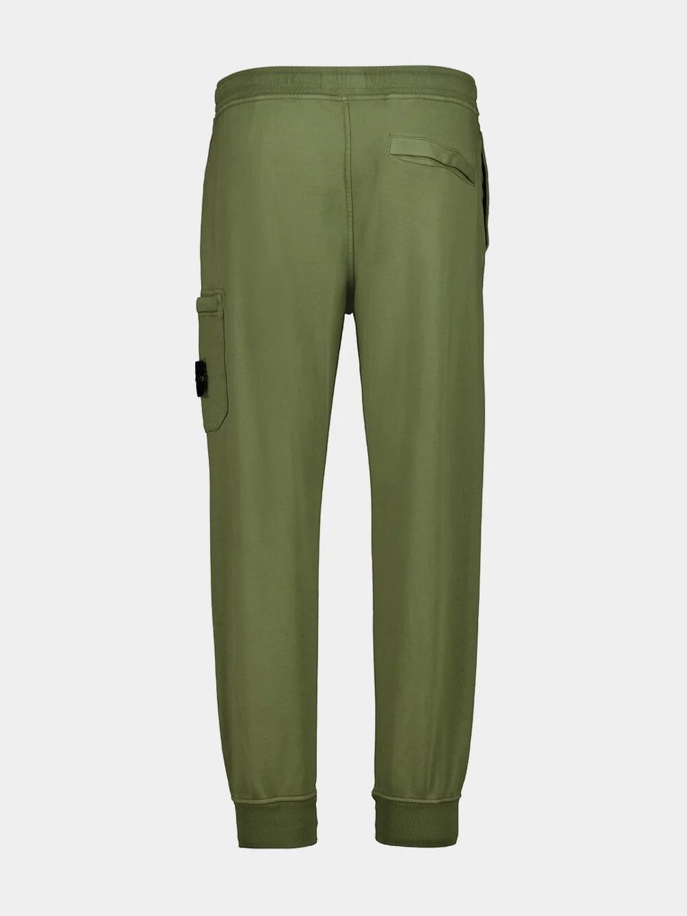 Military Green Cotton Joggers - Image 2