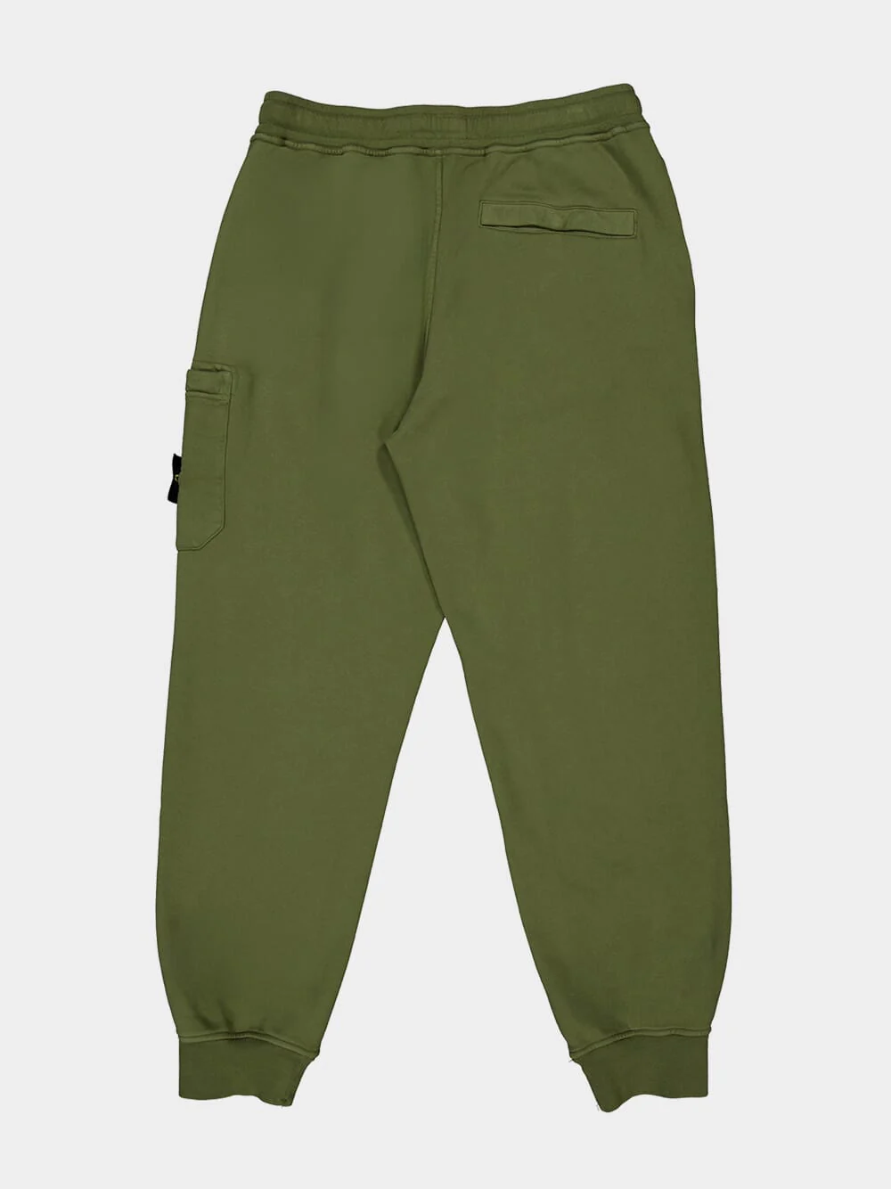 Military Green Cotton Joggers - Image 6