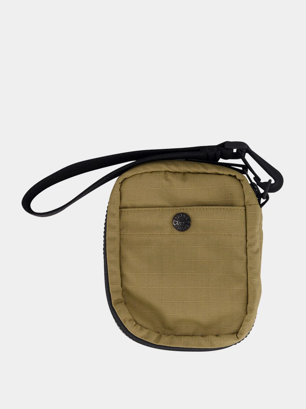Military Green Cotton Ripstop Wrist Wallet - Image 3