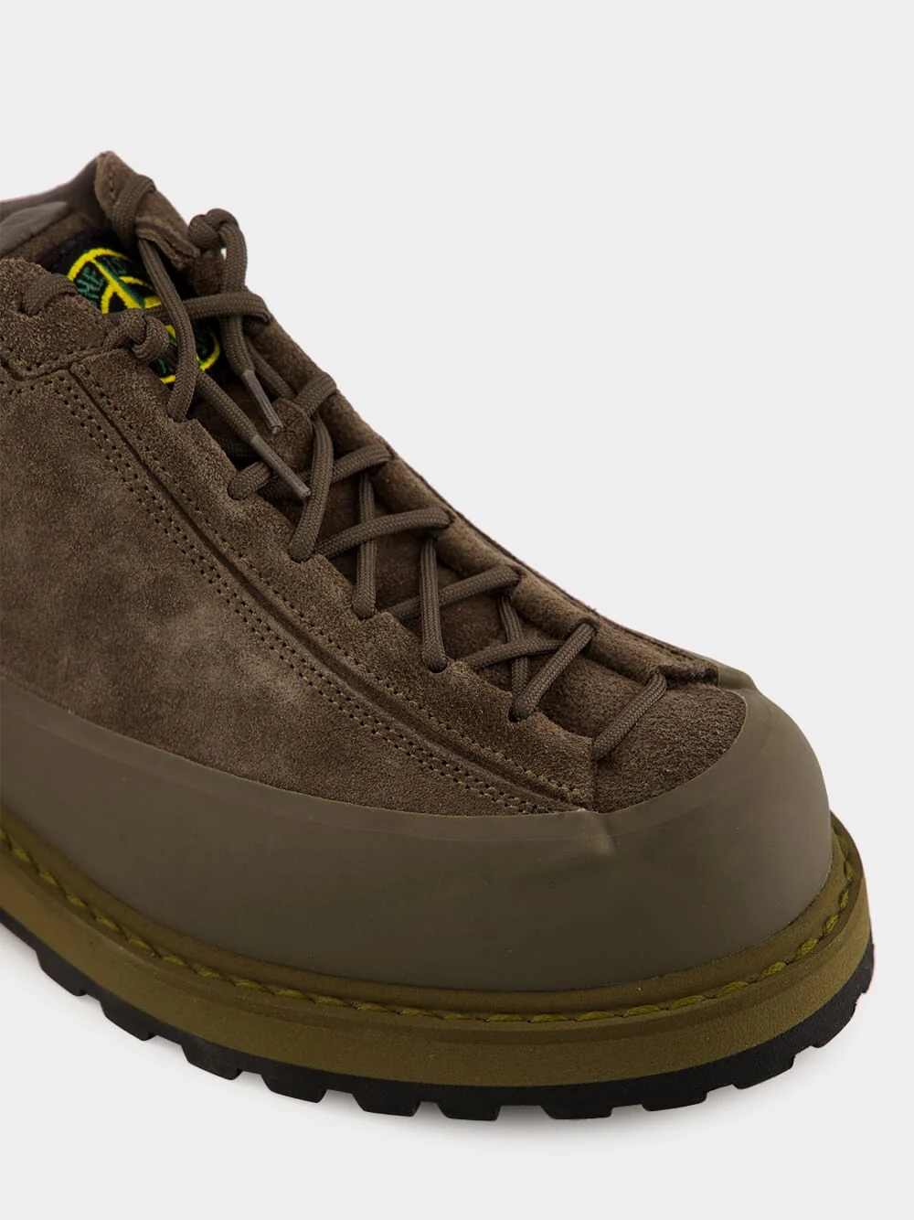 Military Green Suede Trainers - Image 7