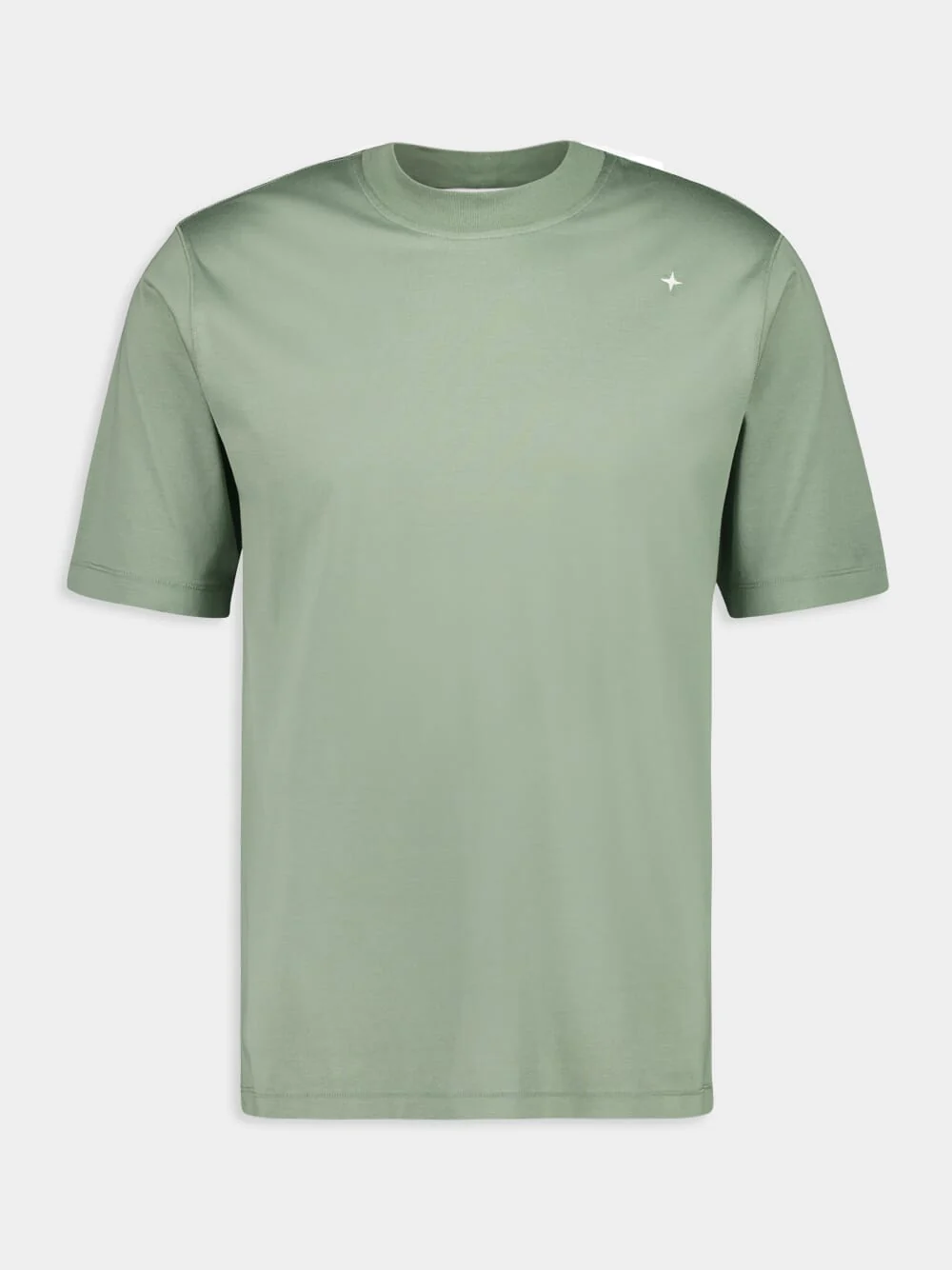 Musk Green Mercerized Cotton Jersey T-Shirt