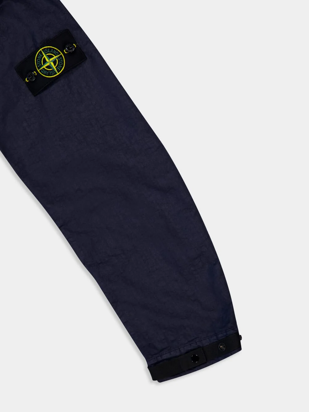 Navy Blue High-Neck Nylon Jacket - Image 4