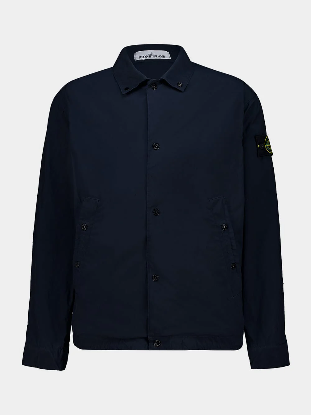 Navy Blue Light Compact Touch Poly-TC Coach Jacket
