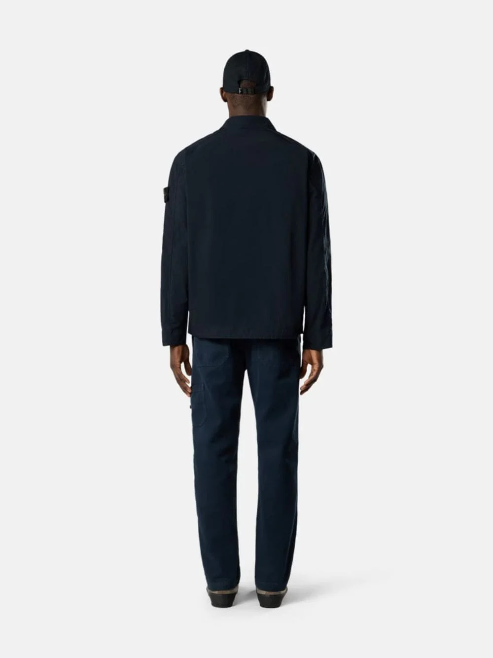 Navy Blue Light Compact Touch Poly-TC Coach Jacket - Image 5