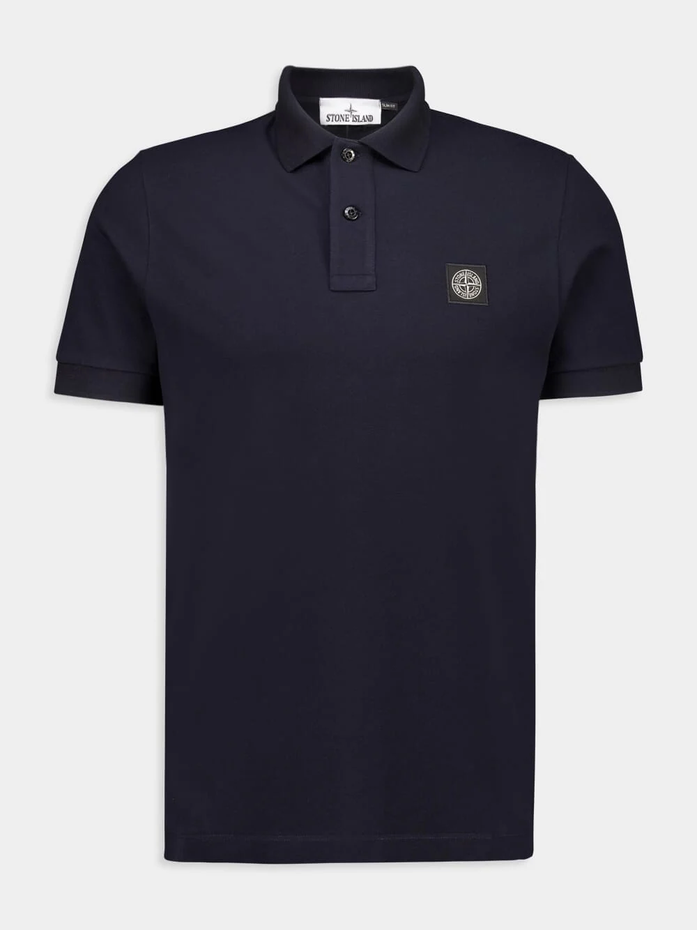 Navy Blue Organic Cotton Polo Shirt