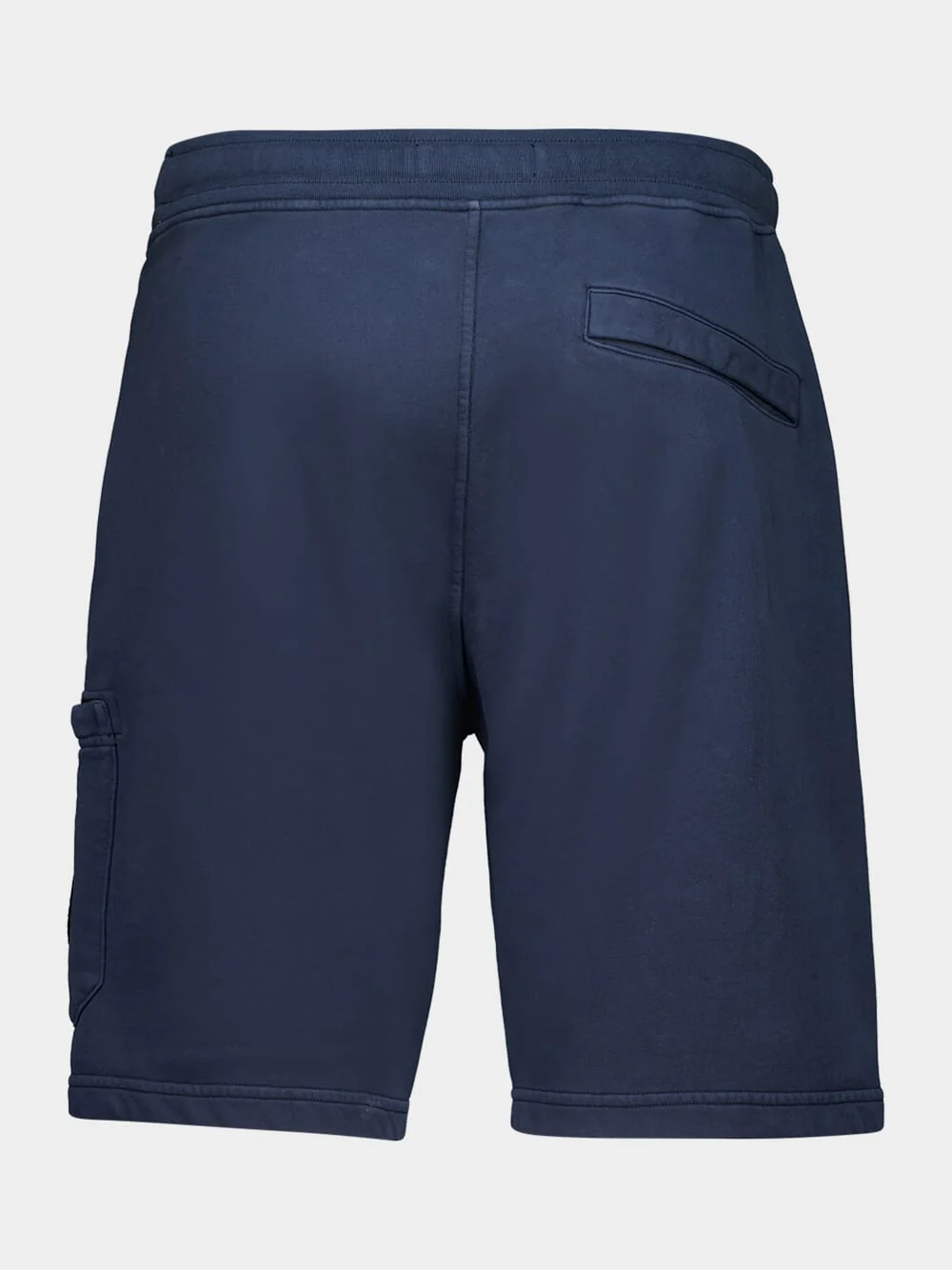 Navy Organic Cotton Fleece Bermuda Shorts - Image 2