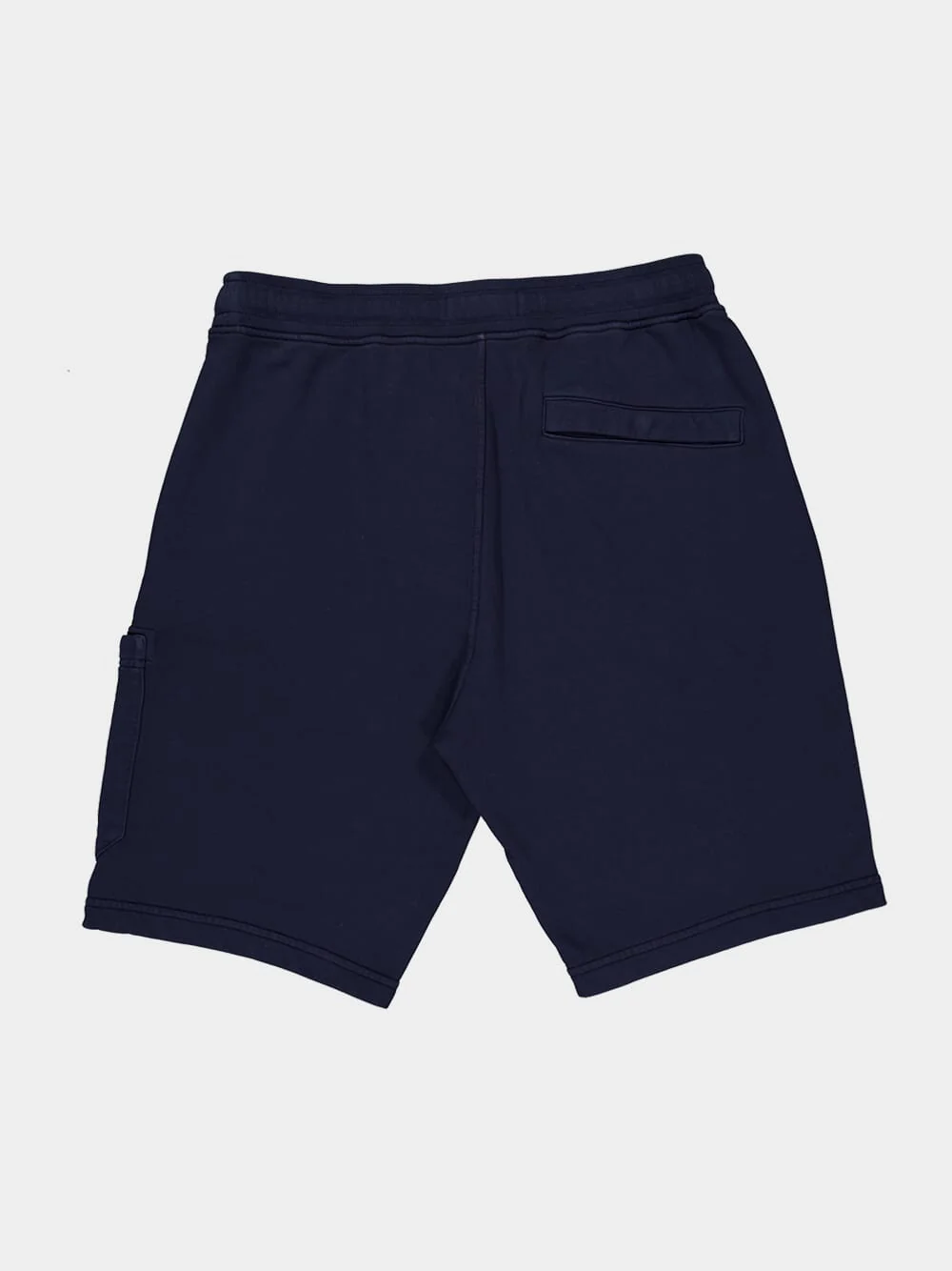 Navy Organic Cotton Fleece Bermuda Shorts - Image 5