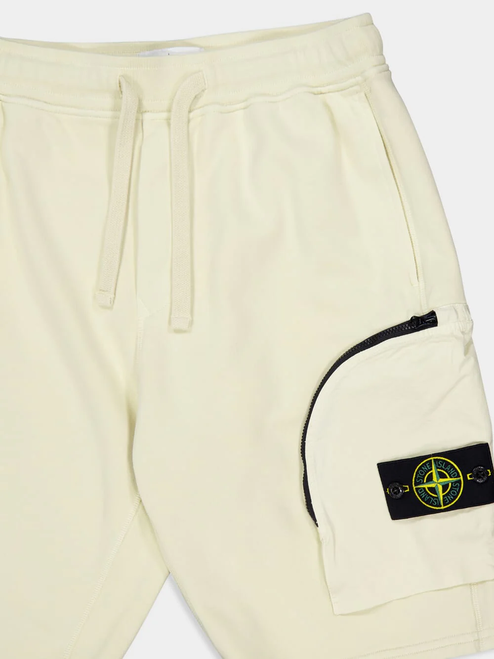 Oat Beige Cargo Bermuda Shorts - Image 3