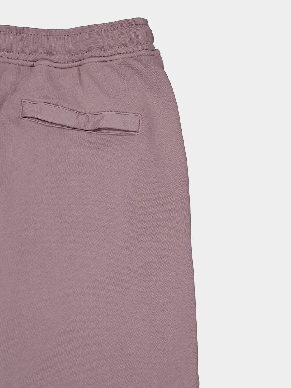 Purple Gray Cotton Fleece Jogger Shorts - Image 4