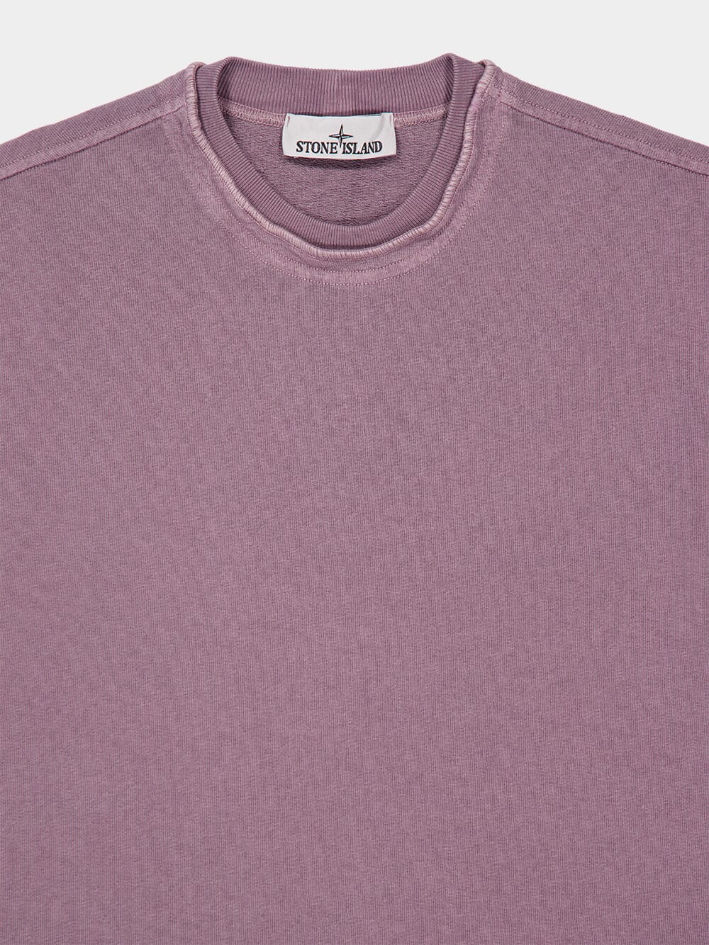 Purple Grey Malfilé Fleece Sweatshirt - Image 3