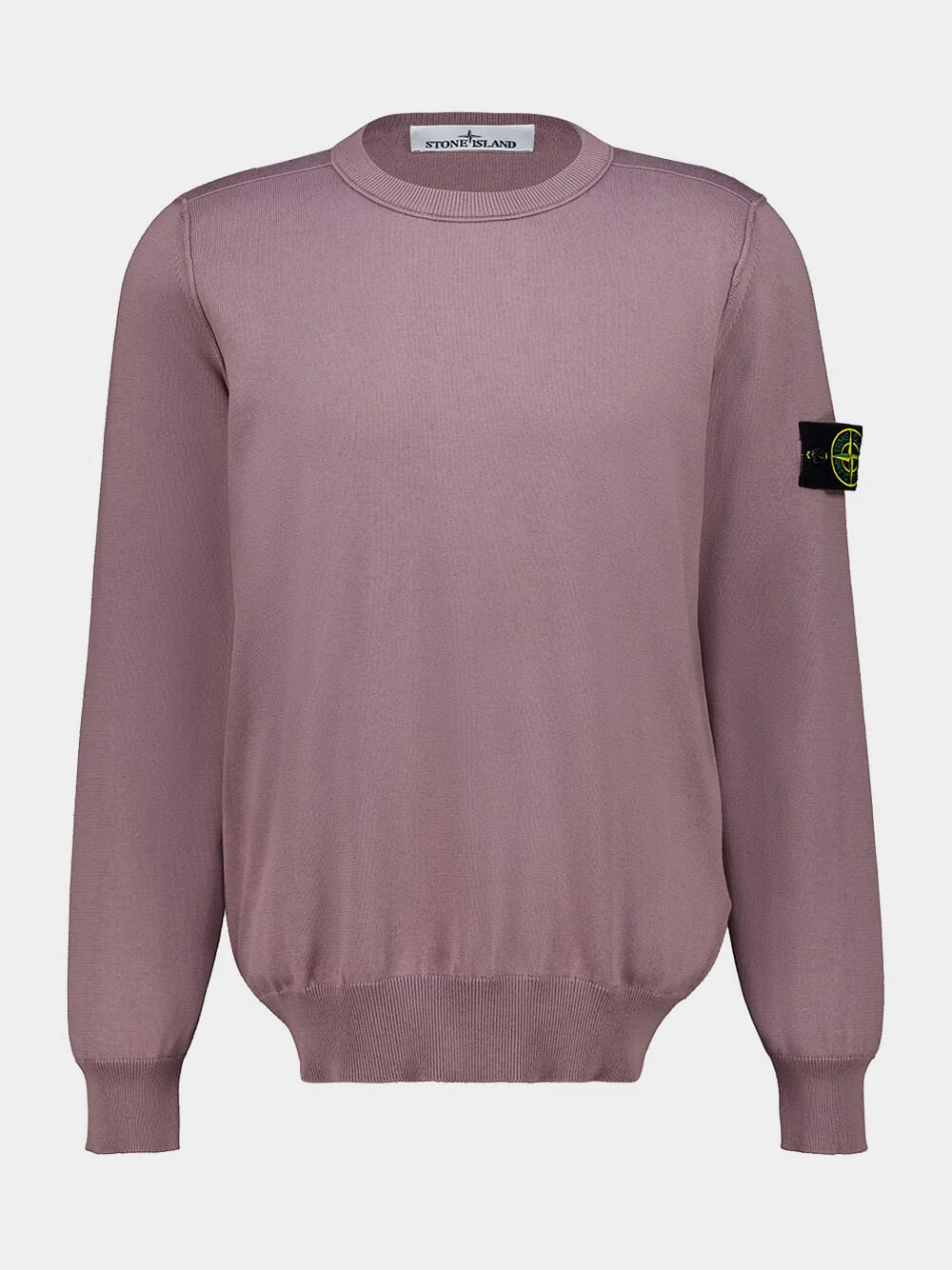 Purple Grey Soft Organic Cotton Crewneck Jumper
