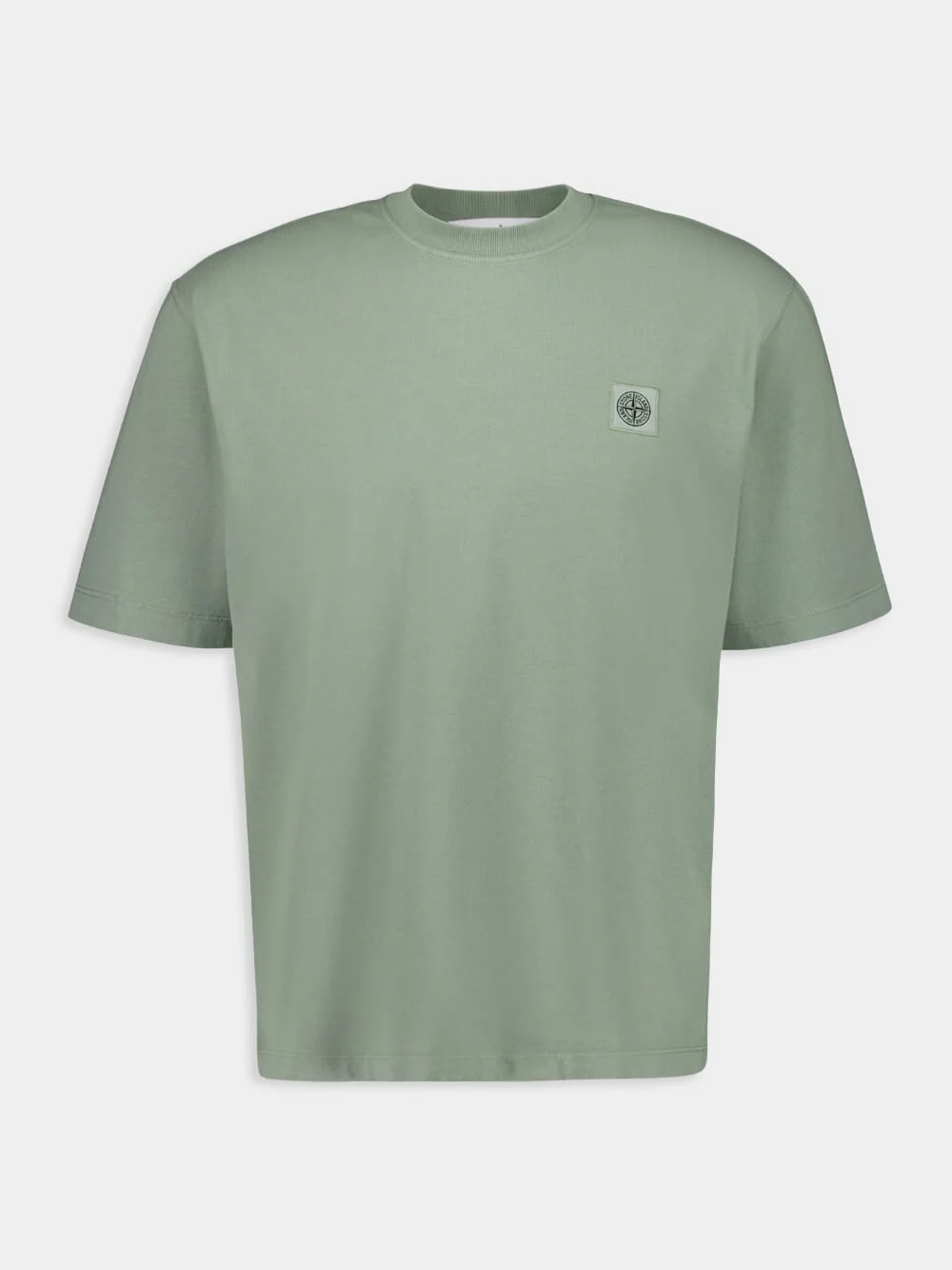 Sage Green Combed Organic Cotton Jersey T-Shirt