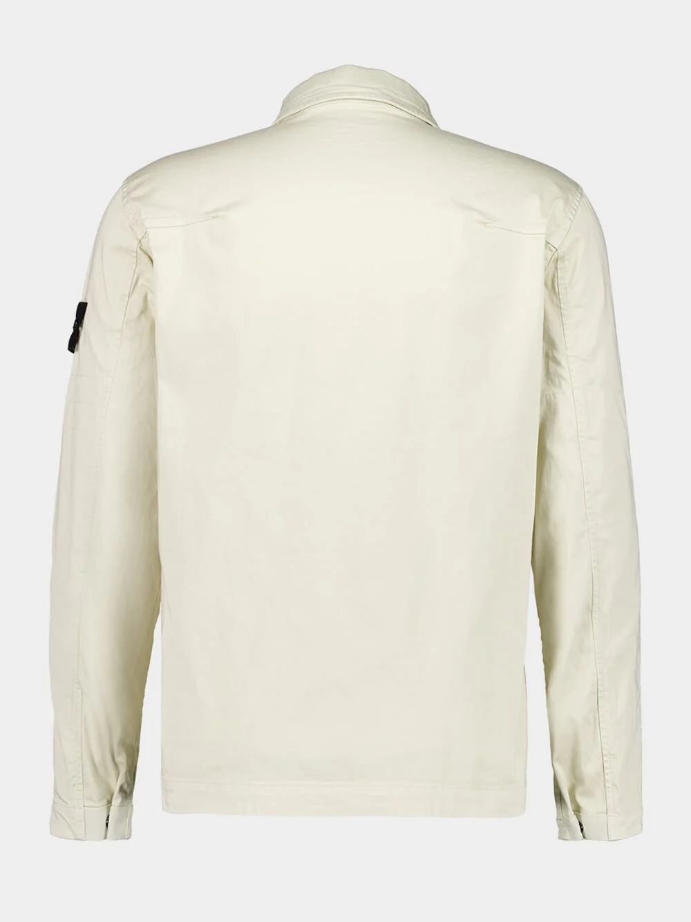 Sand Beige Compass Shirt Jacket - Image 2