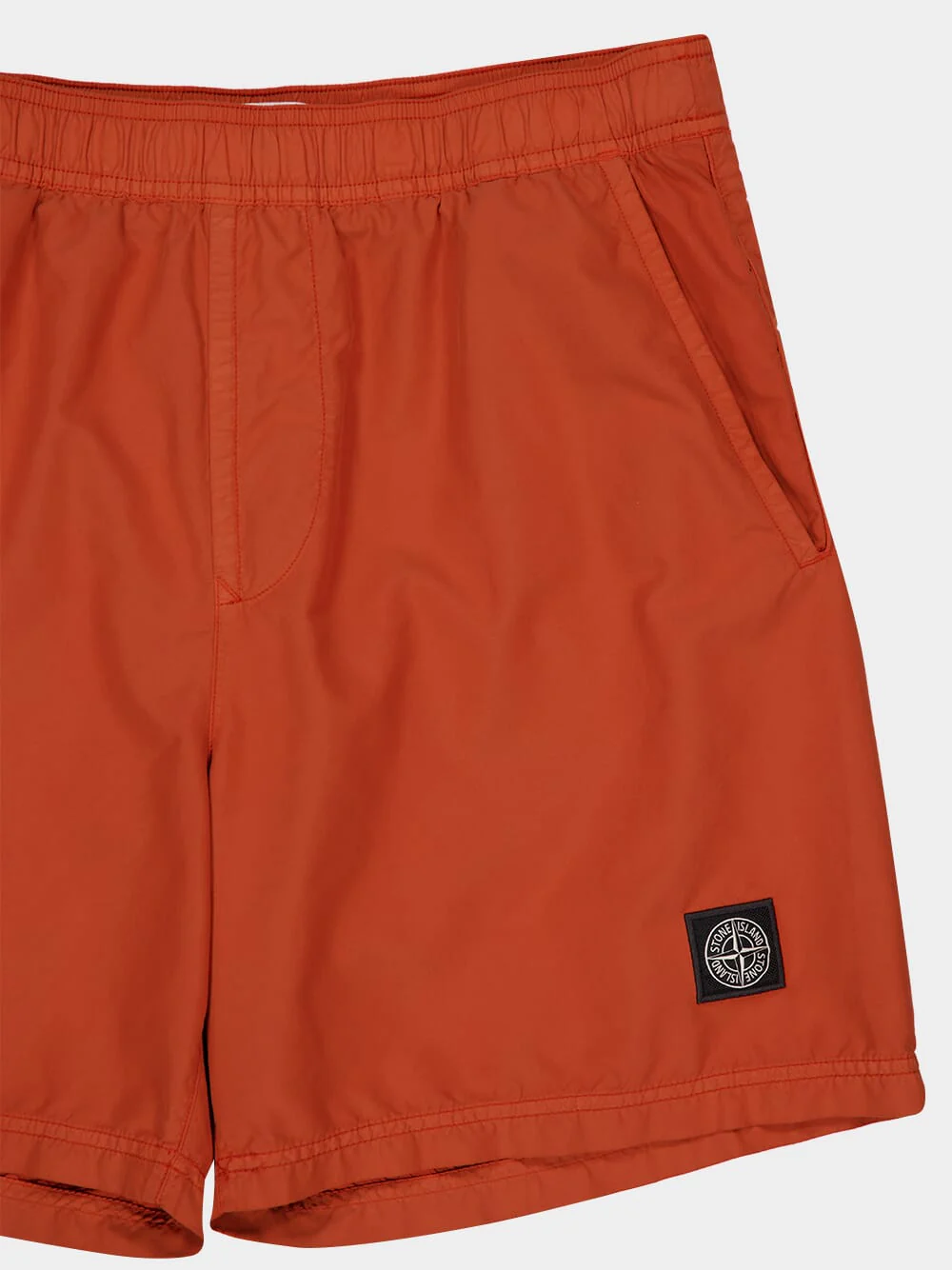Sienna Brown Mid-Length Swim Trunks - Image 3