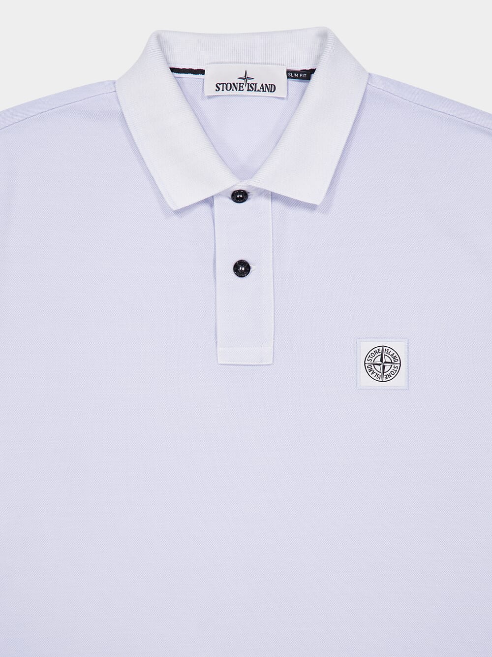 Sky Blue Slim Fit Polo Shirt - Image 3