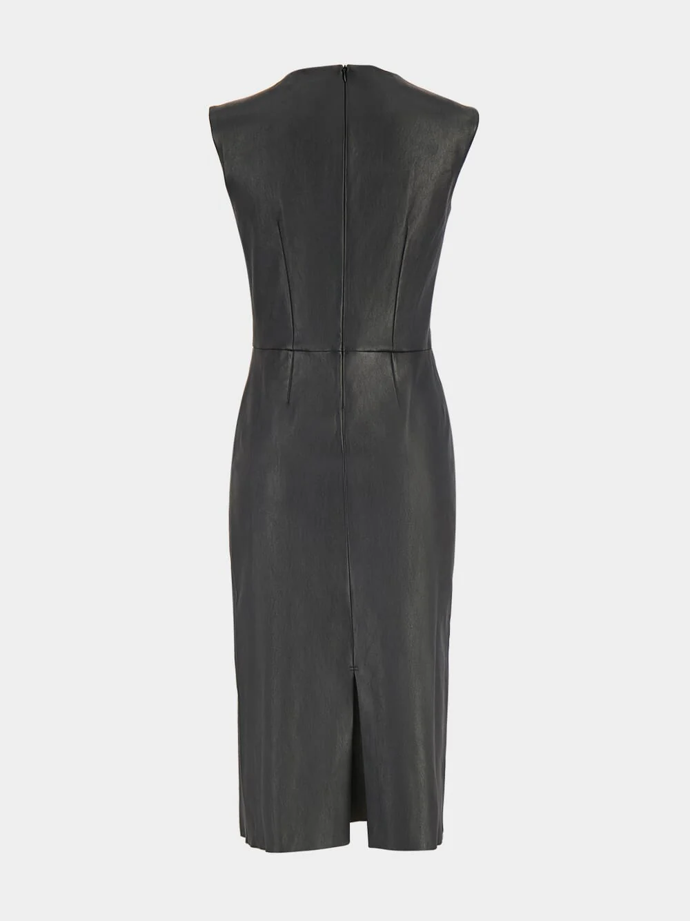 Black Etna Evita Leather Dress - Image 2