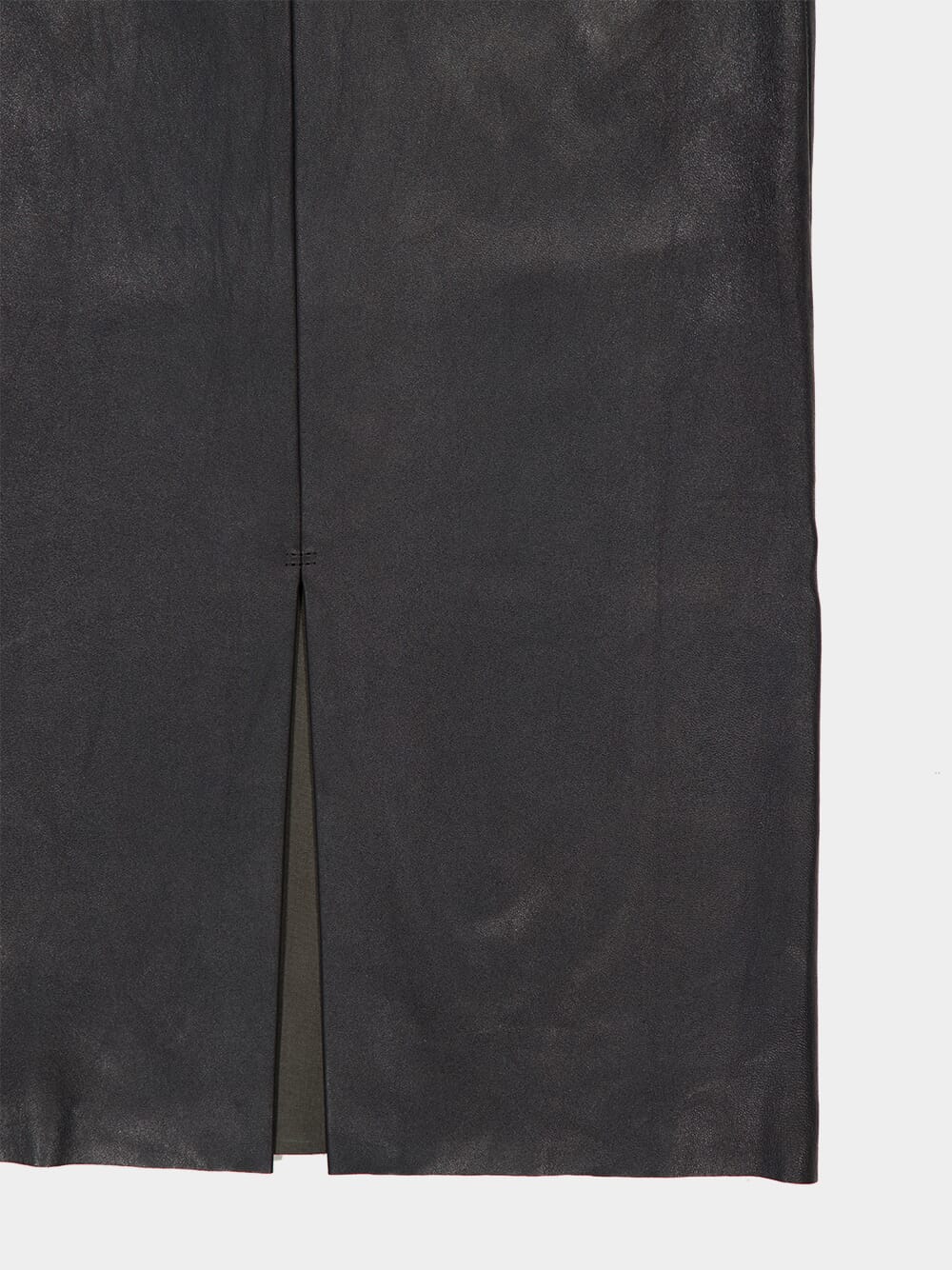 Black Etna Evita Leather Dress - Image 4