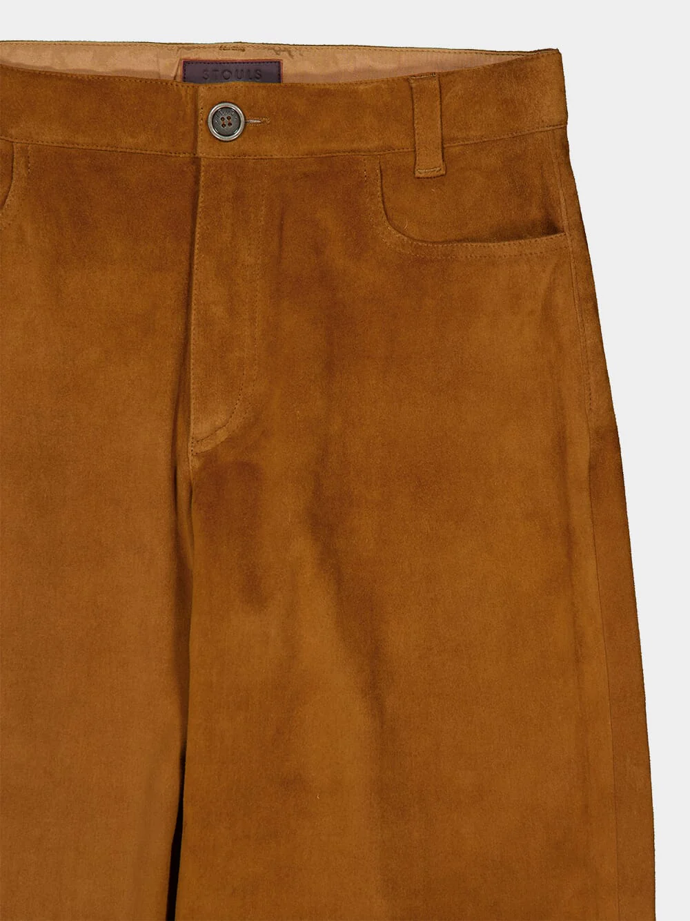 Brown Coyote Lilou Stretch Leather Pants - Image 4