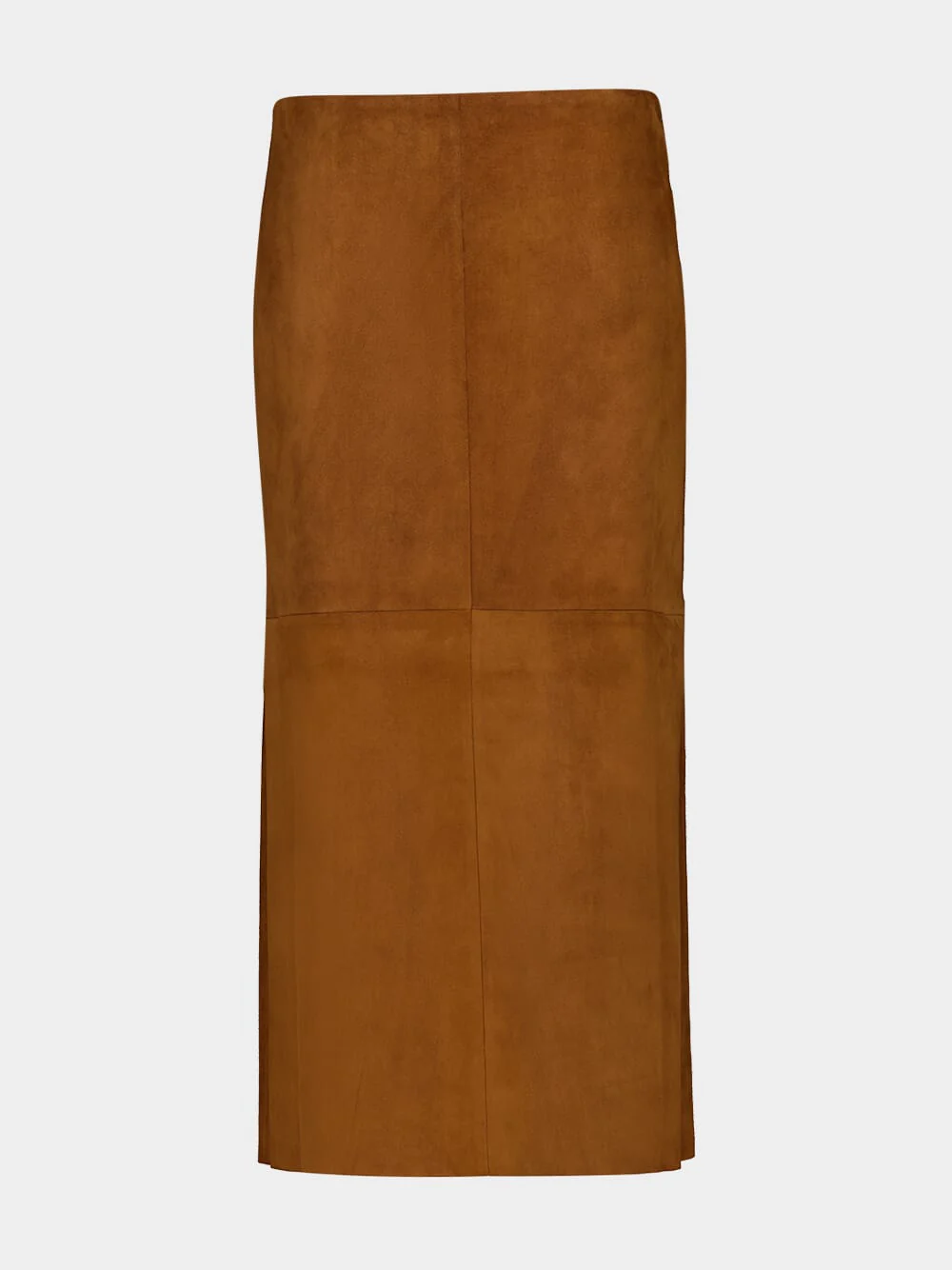 Brown Coyotte Winona Leather Midi Skirt - Image 2