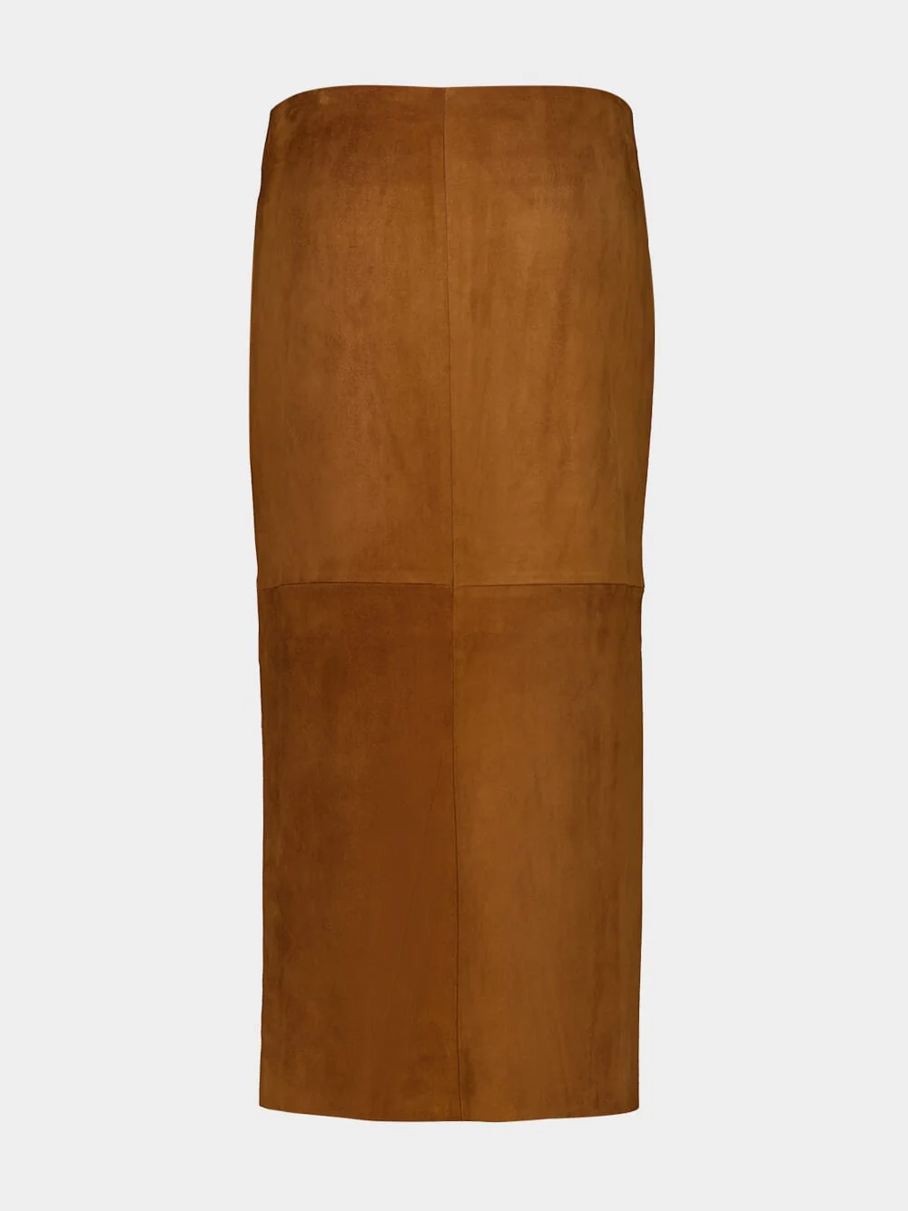 Brown Coyotte Winona Leather Midi Skirt - Image 3