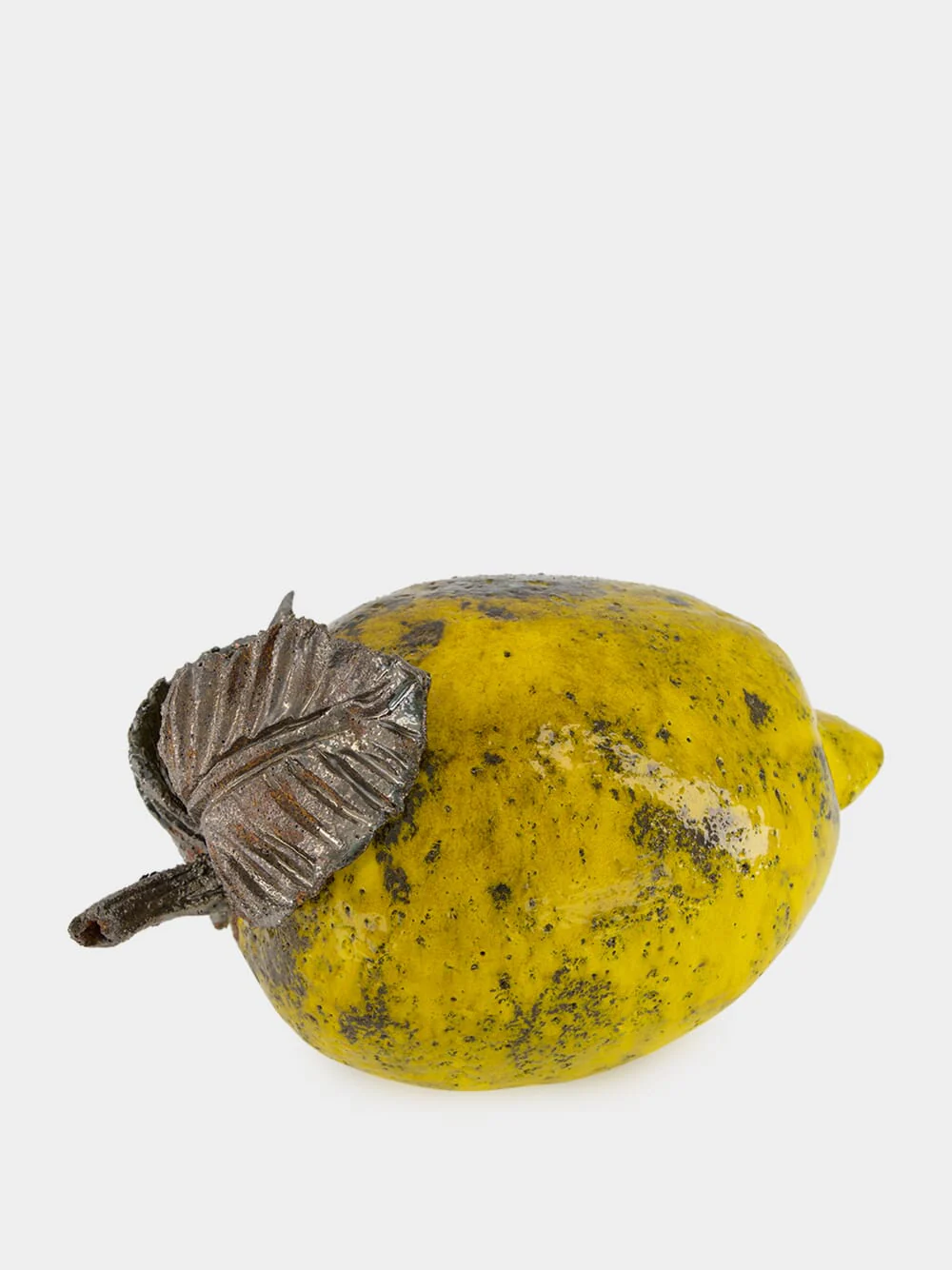 Extra Large Ceramic Lemon Sculpture - Image 2