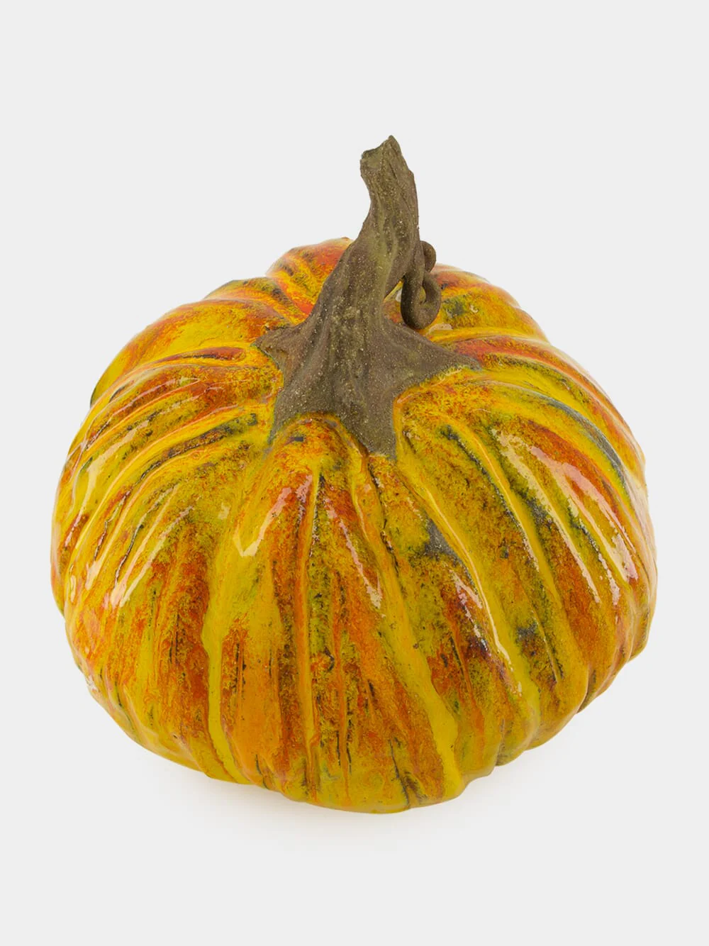 Extra Large Ceramic Pumpkin Sculpture - Image 2