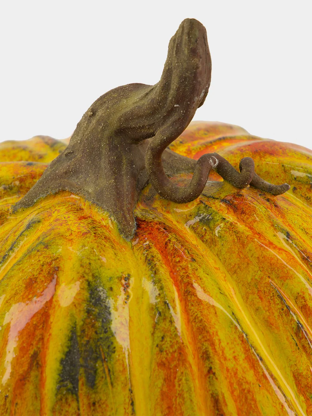 Extra Large Ceramic Pumpkin Sculpture - Image 3