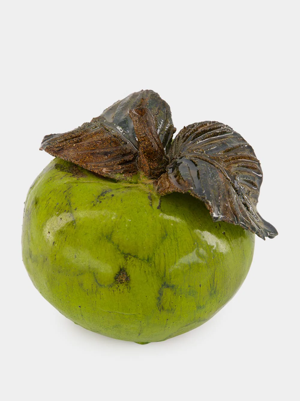 Large Ceramic Apple Sculpture - Image 2
