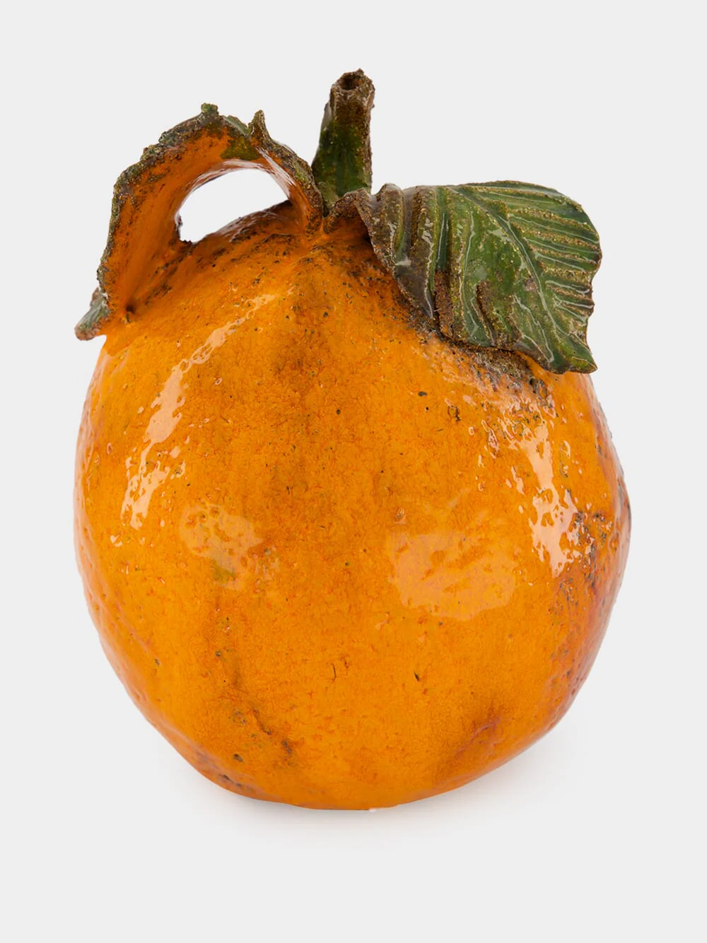Large Ceramic Orange Sculpture