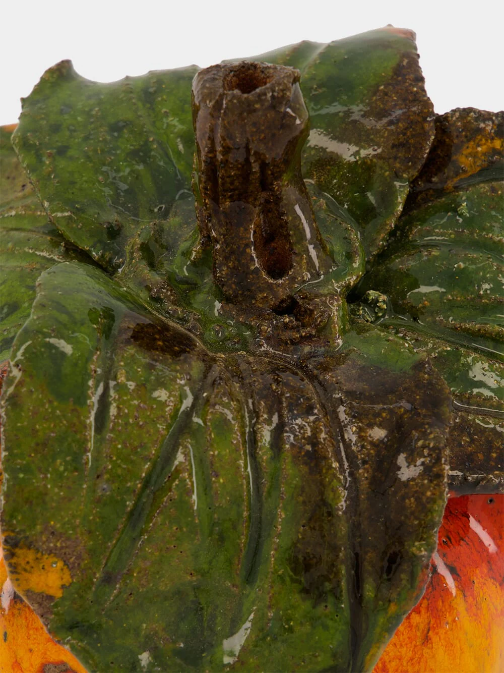 Medium Ceramic Persimmon Sculpture - Image 3