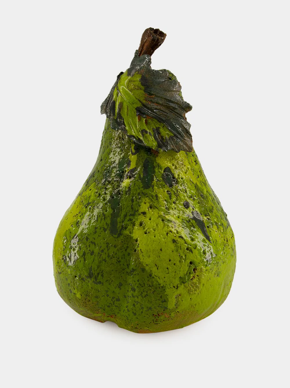 Medium Large Ceramic Pear Sculpture