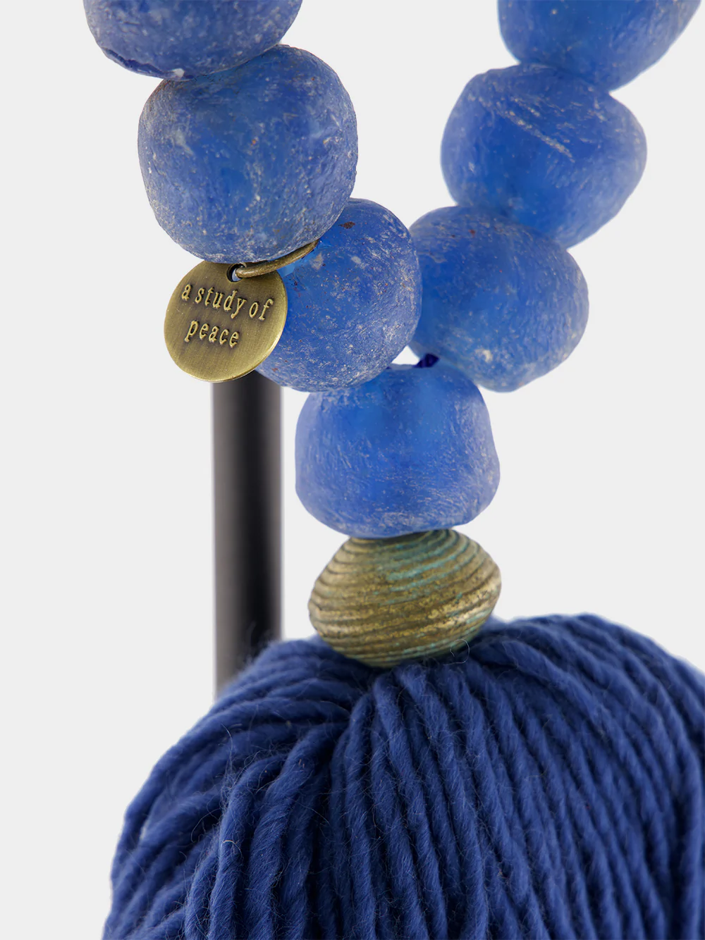 Blue Prayer Bead Artwork - Image 3