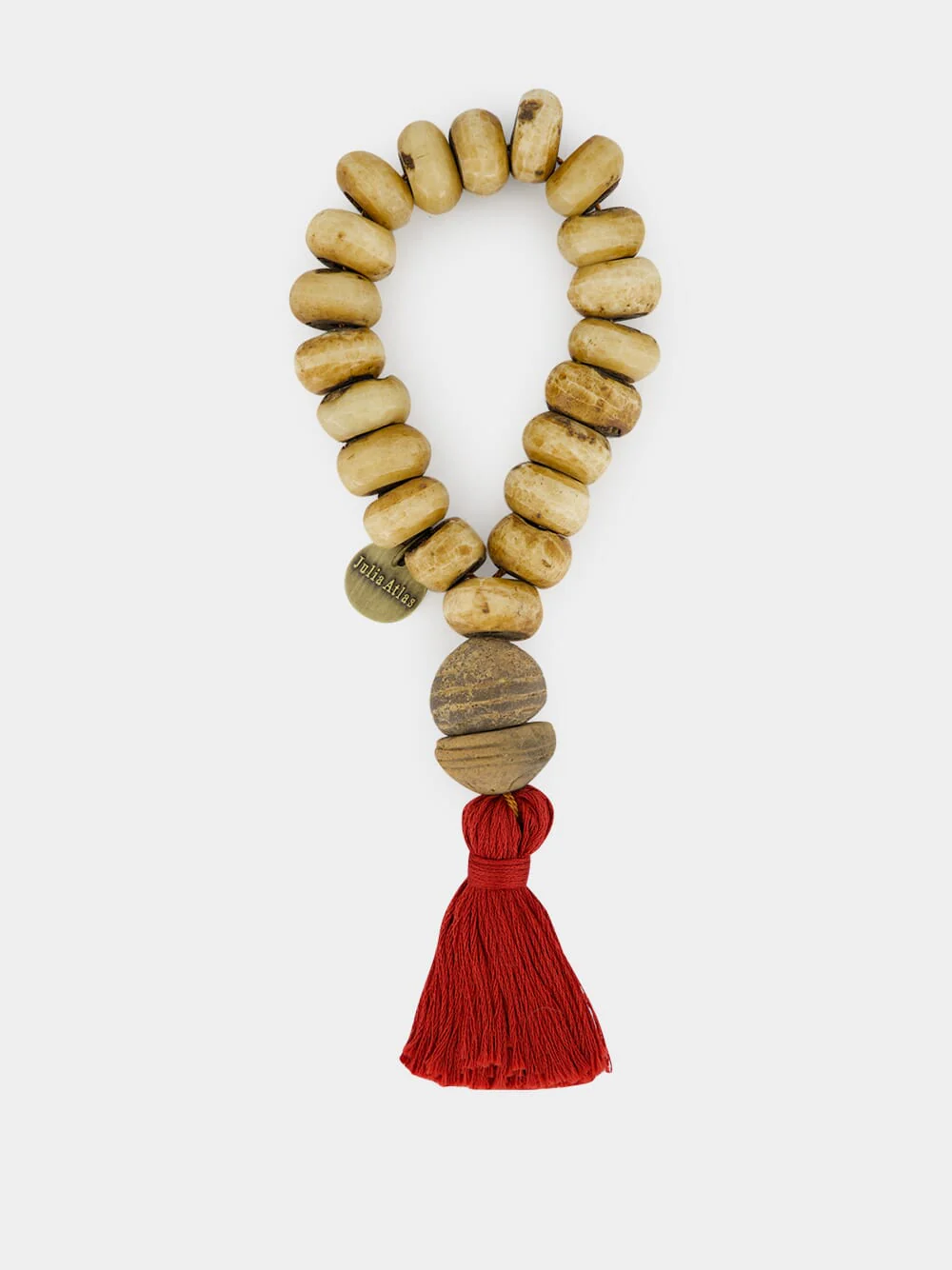Light Brown Prayer Bead Artwork - Image 2