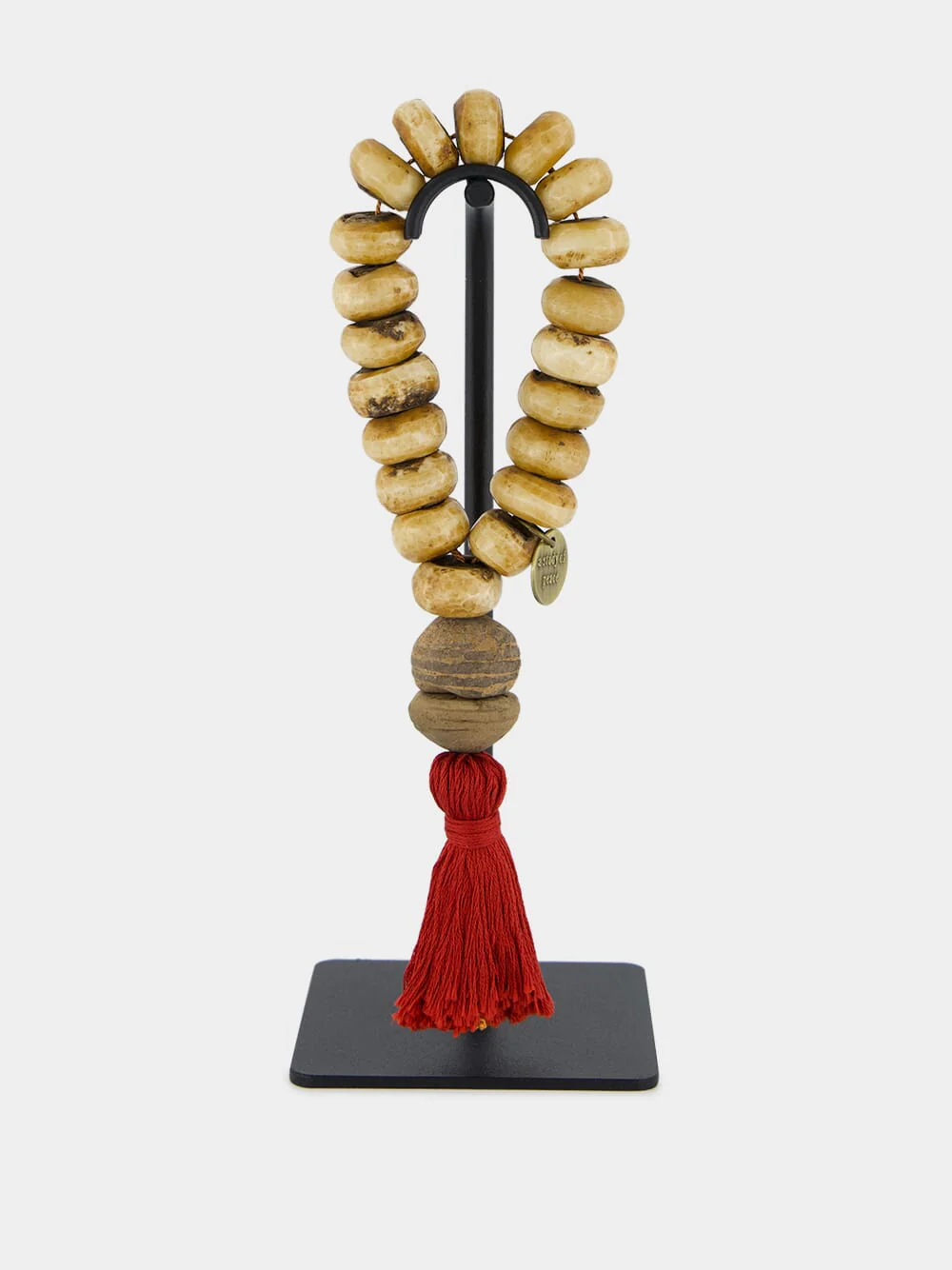 Light Brown Prayer Bead Artwork - Image 5
