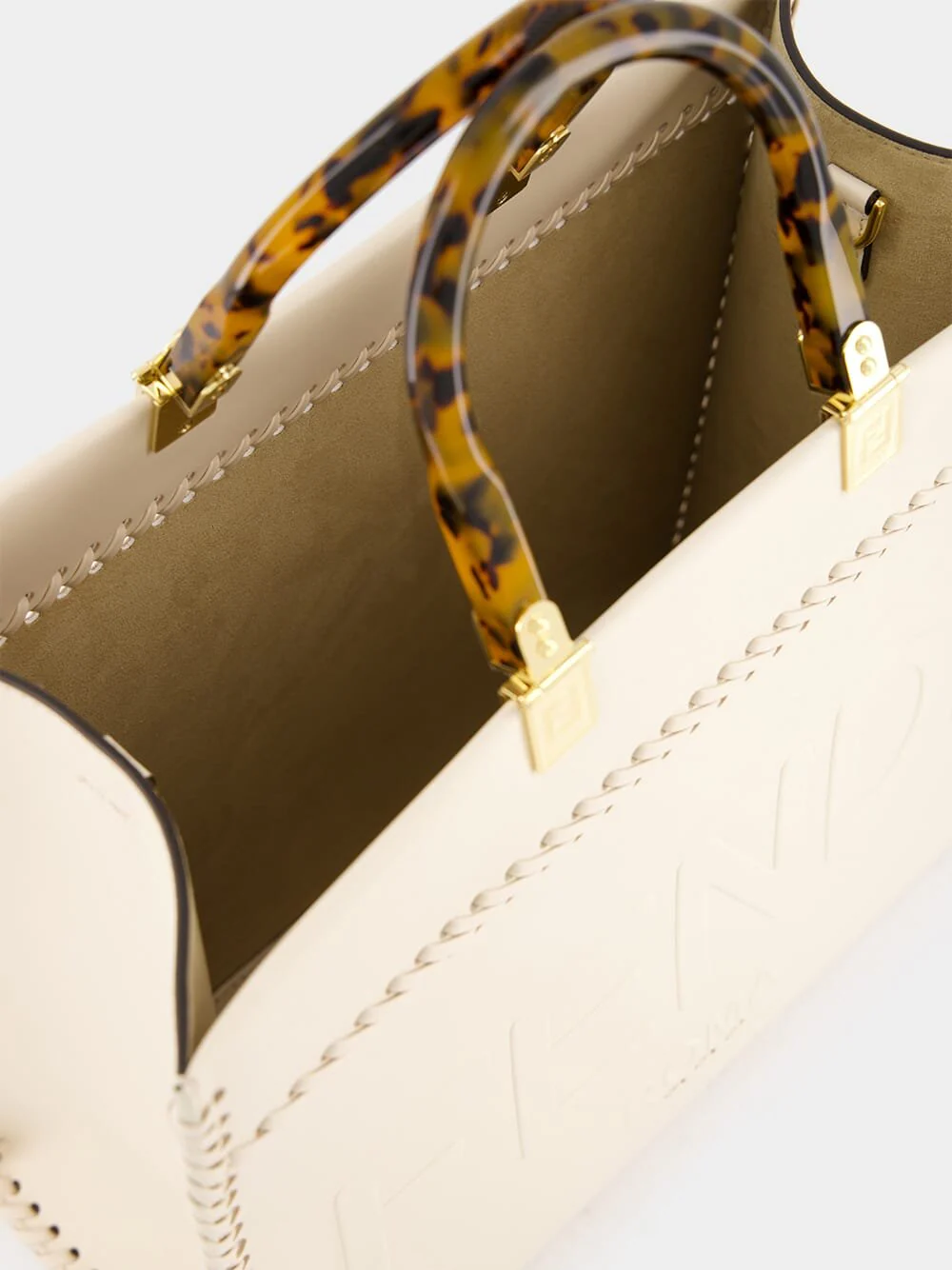 Sunshine Medium Leather Tote Bag - Image 5