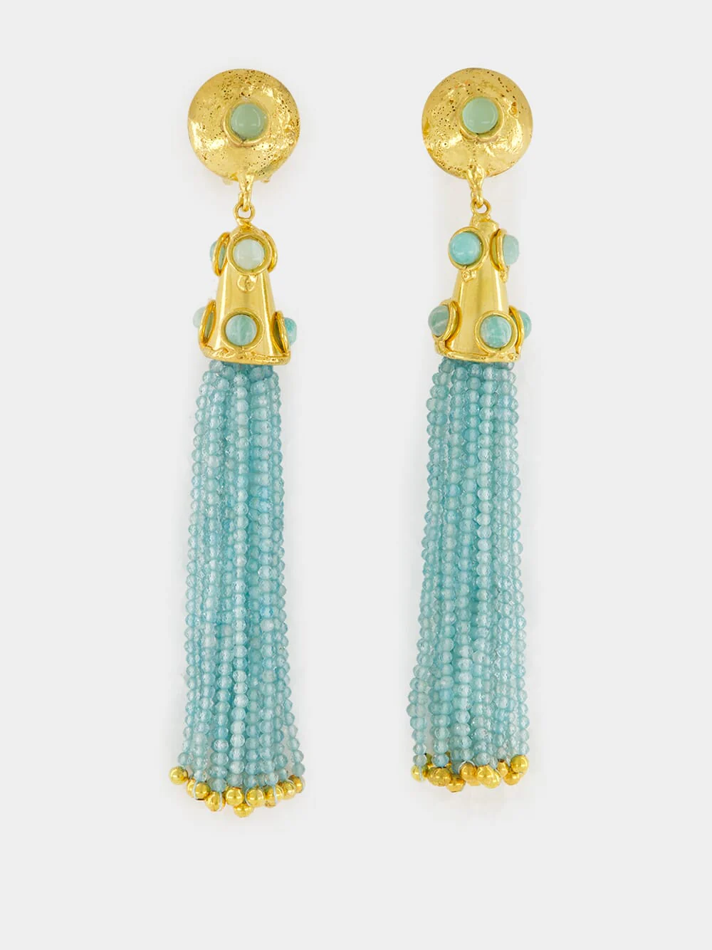 Blue Gio Pendant Earrings