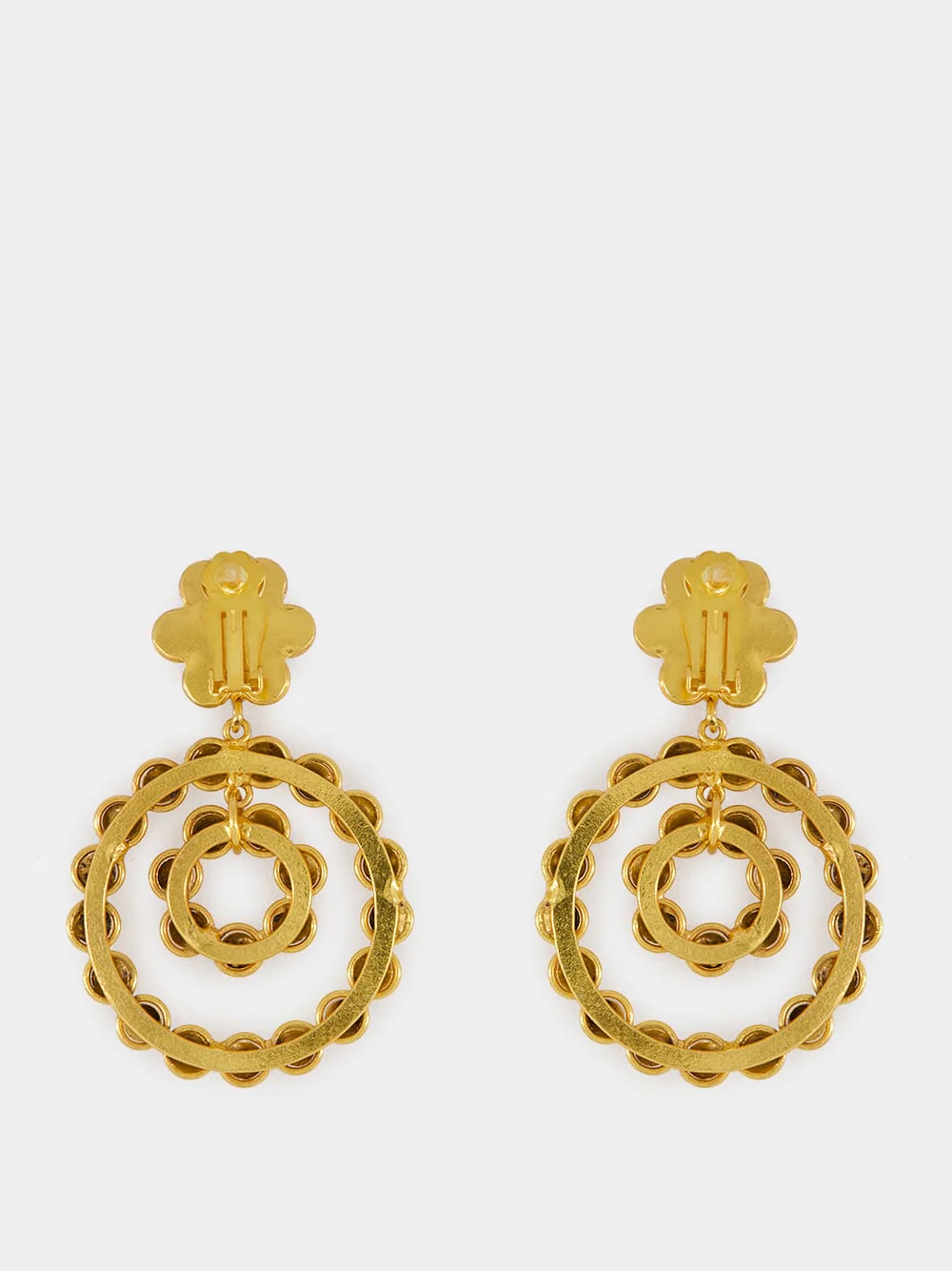 Boucles D’Oreilles Happy Flower Gold Earrings - Image 2