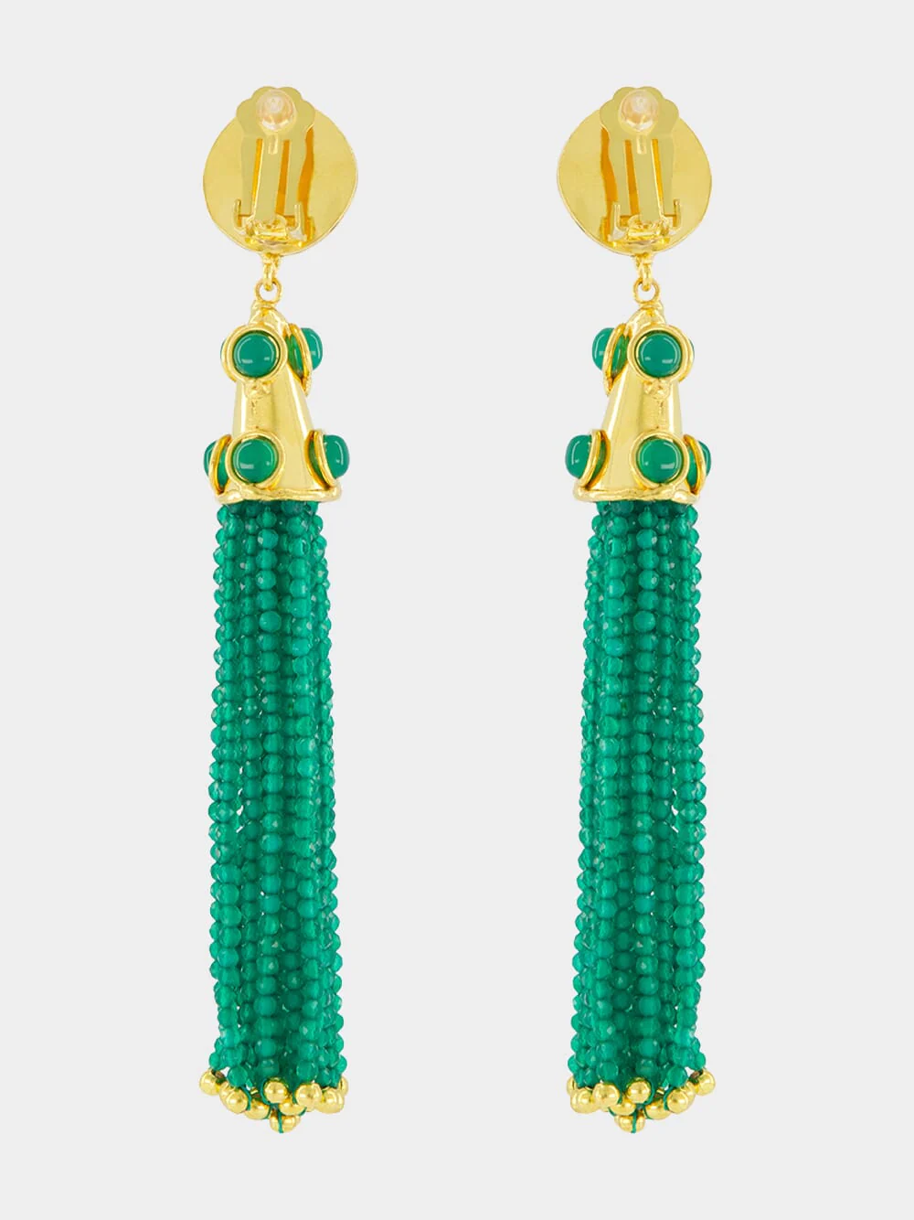 Emerald Gio Pendant Earrings - Image 2