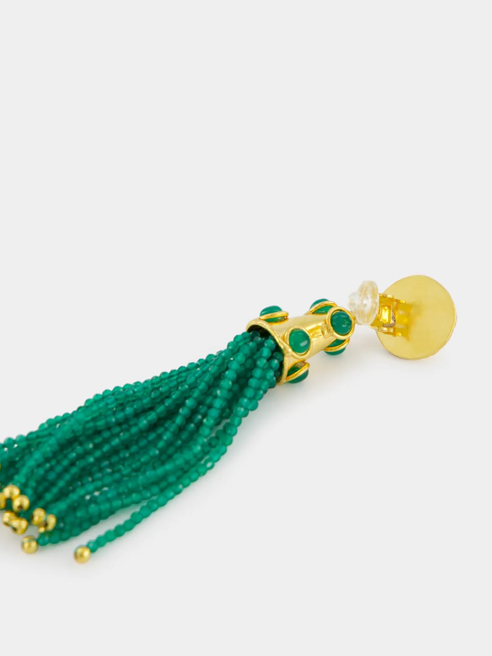 Emerald Gio Pendant Earrings - Image 4