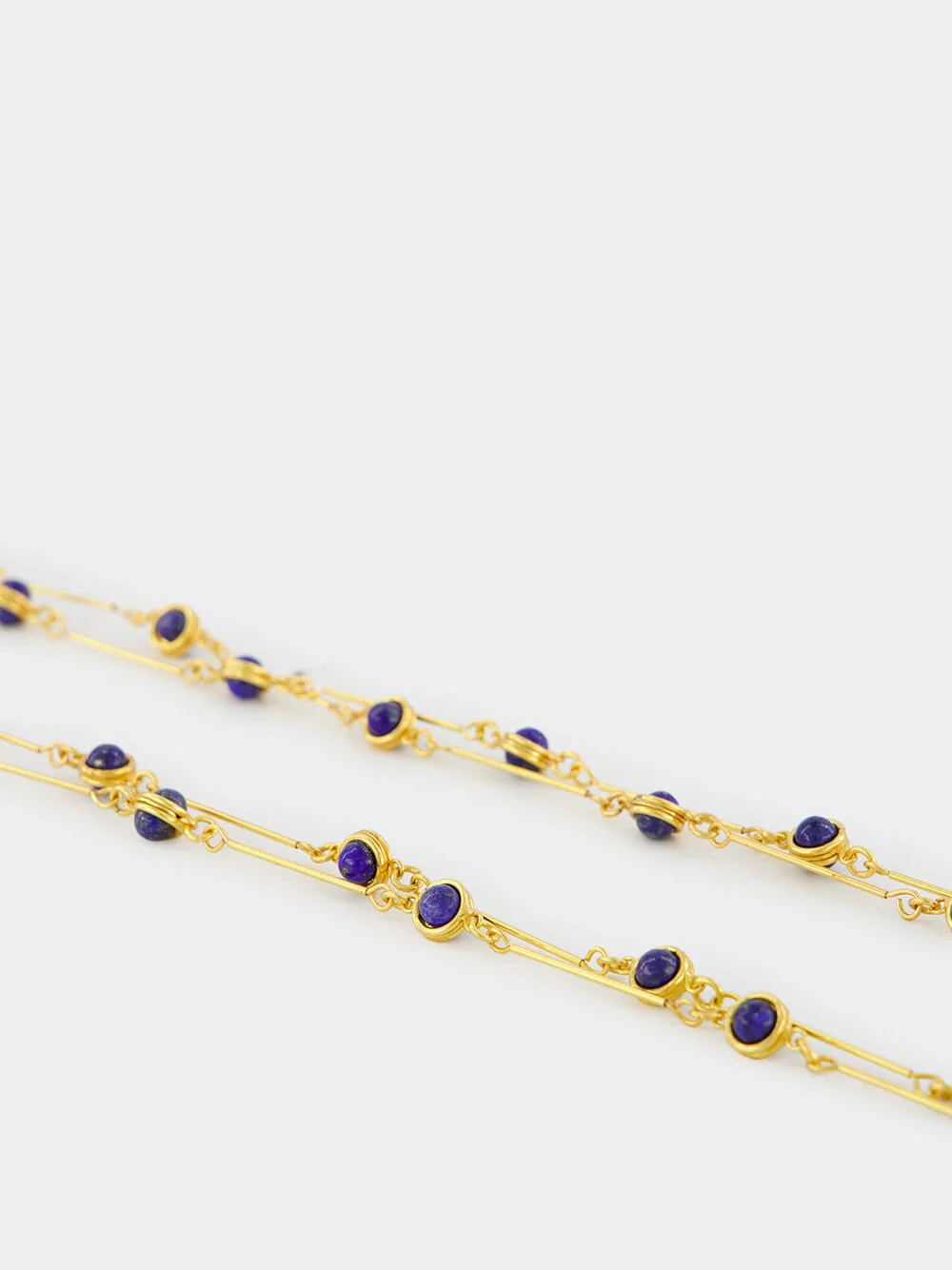 Faceted Candies Blue Necklace - Image 2