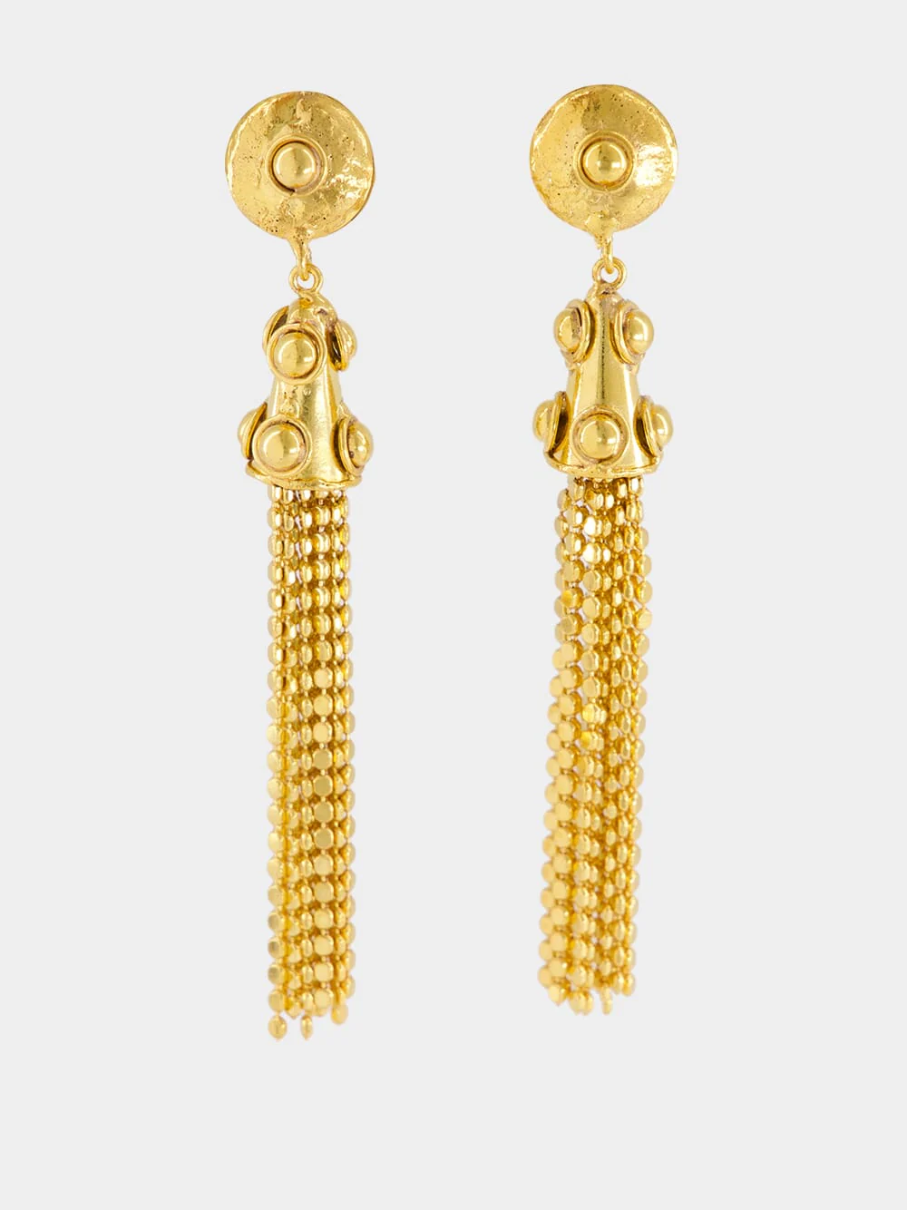 Gold Gio Tassel Earrings