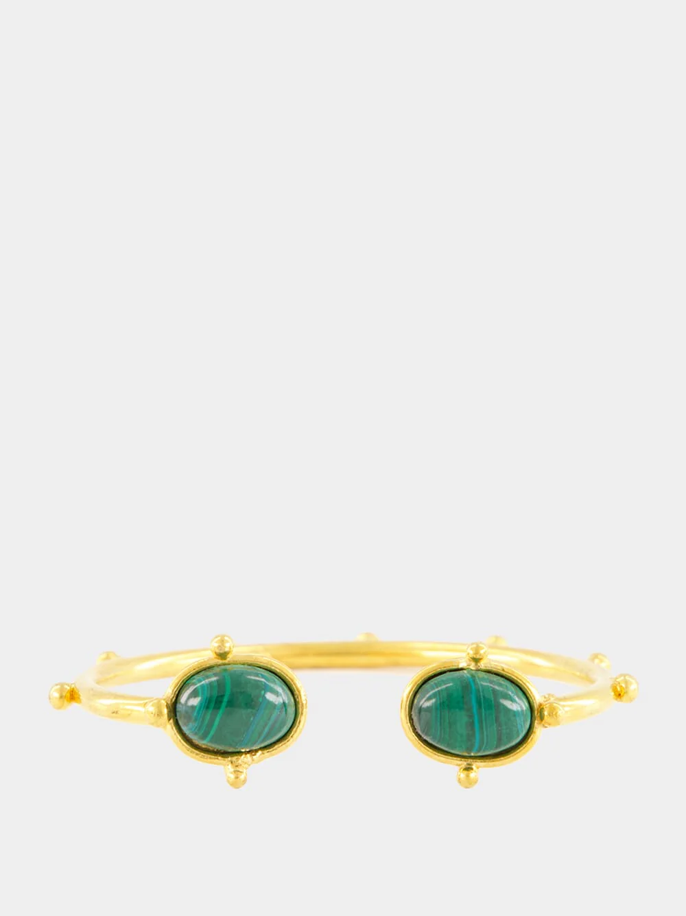 Gold Holis Malachite Bracelet