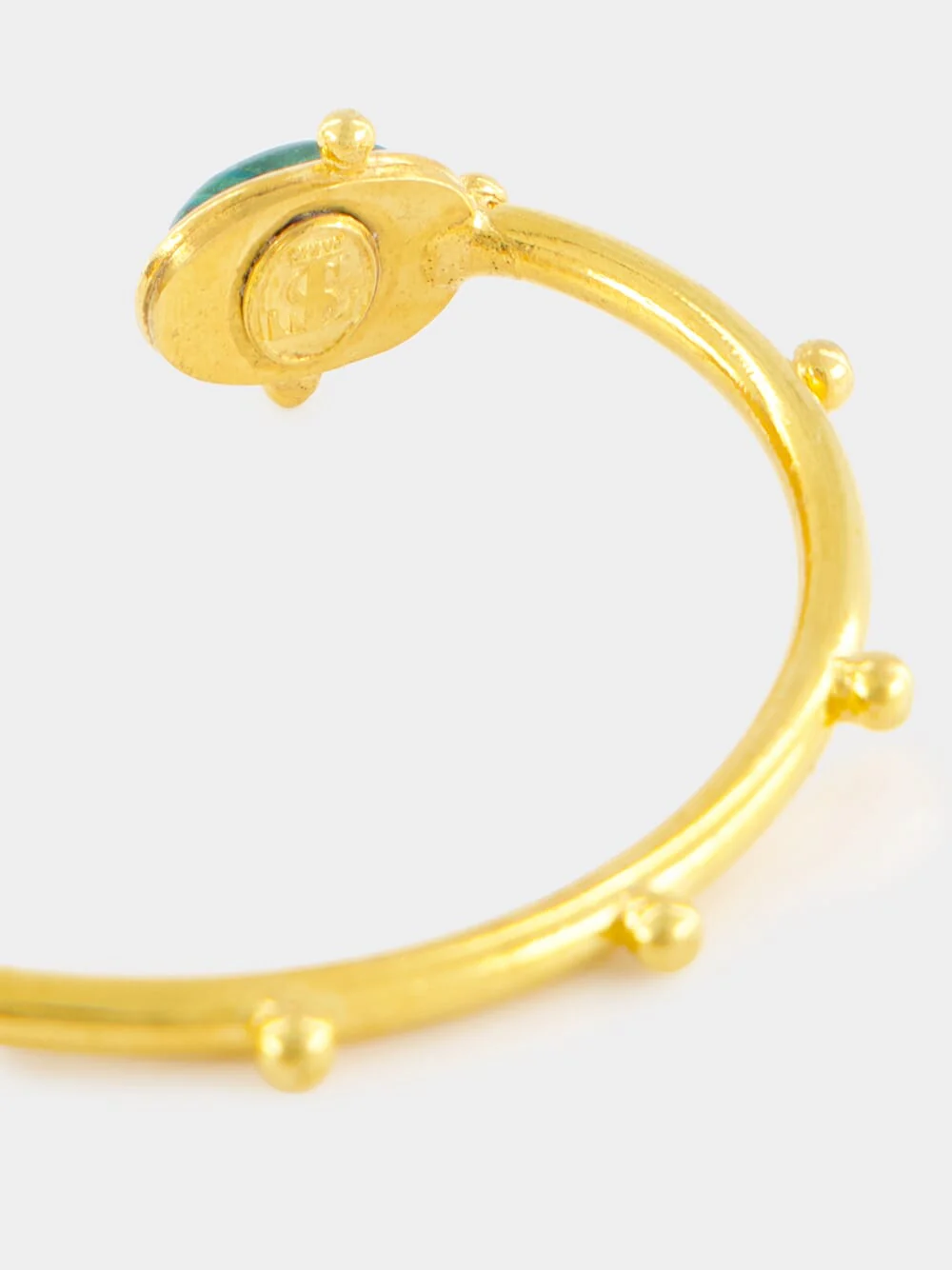 Gold Holis Malachite Bracelet - Image 4