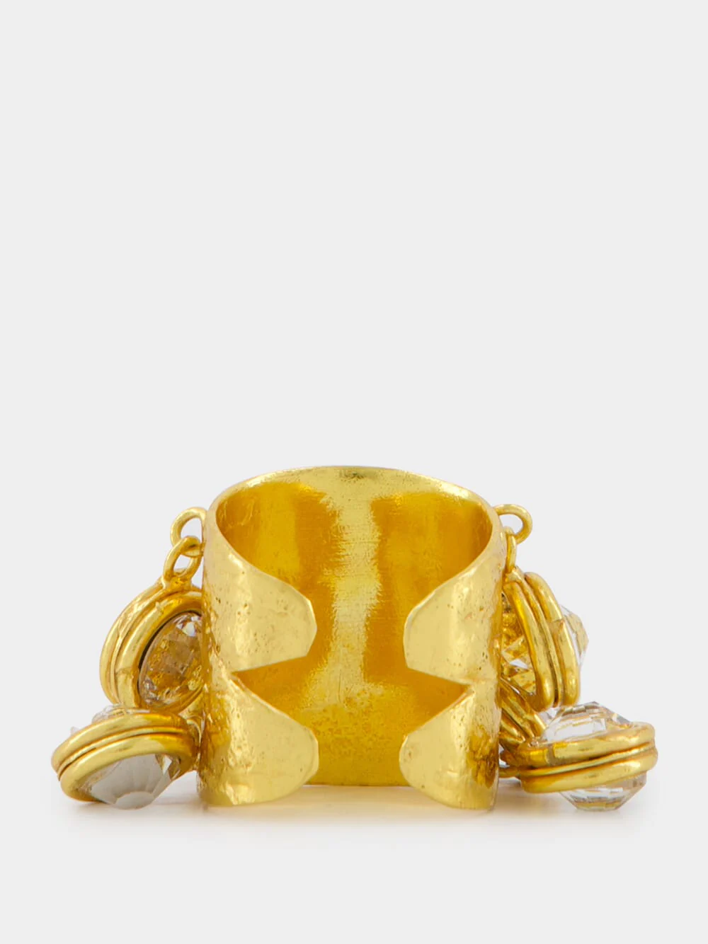 Gold-Plated Crystal Candies Ring - Image 3